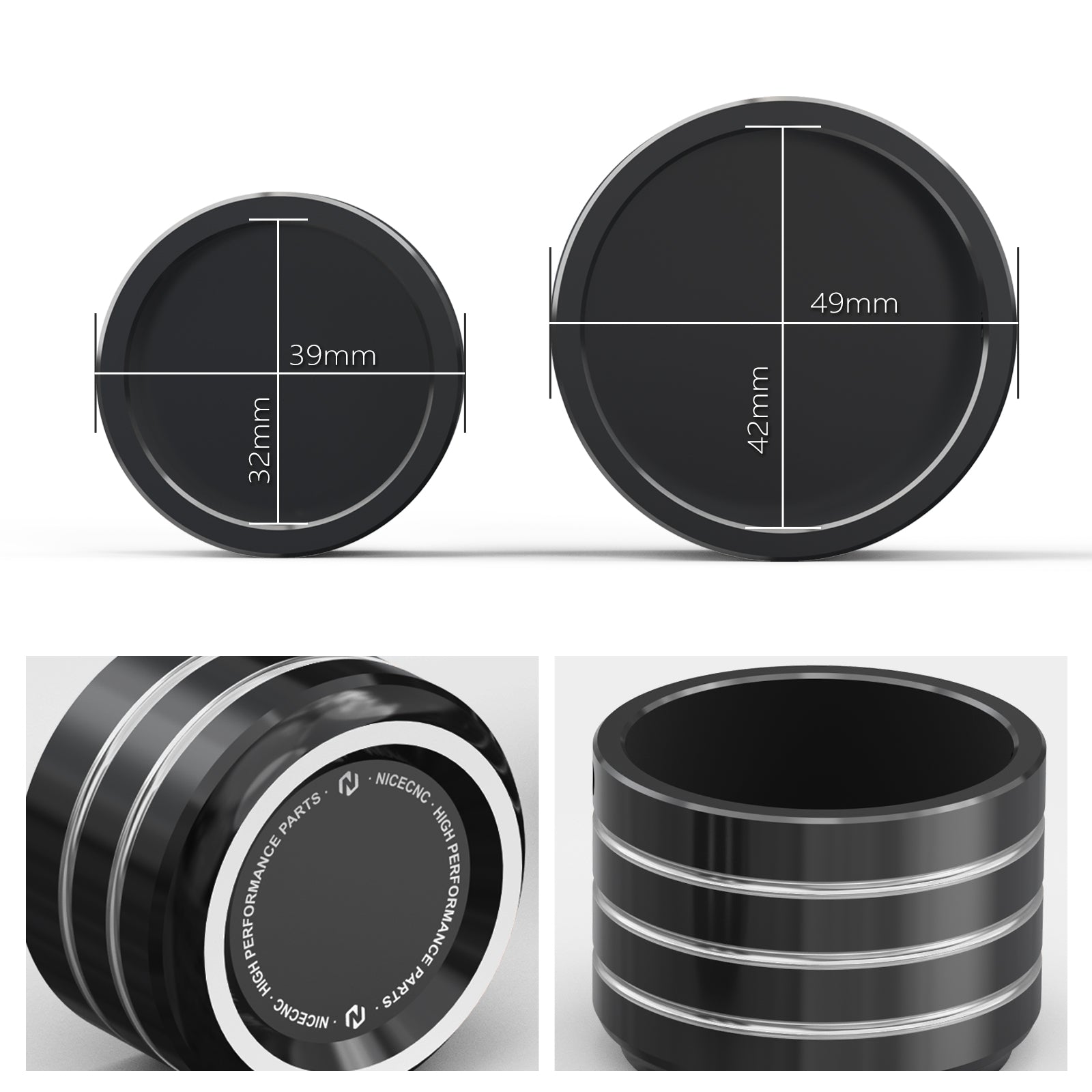 Rear Axle Nut Covers Caps For Harley Sportster 1200 72 48 XL Iron 883 Roadster