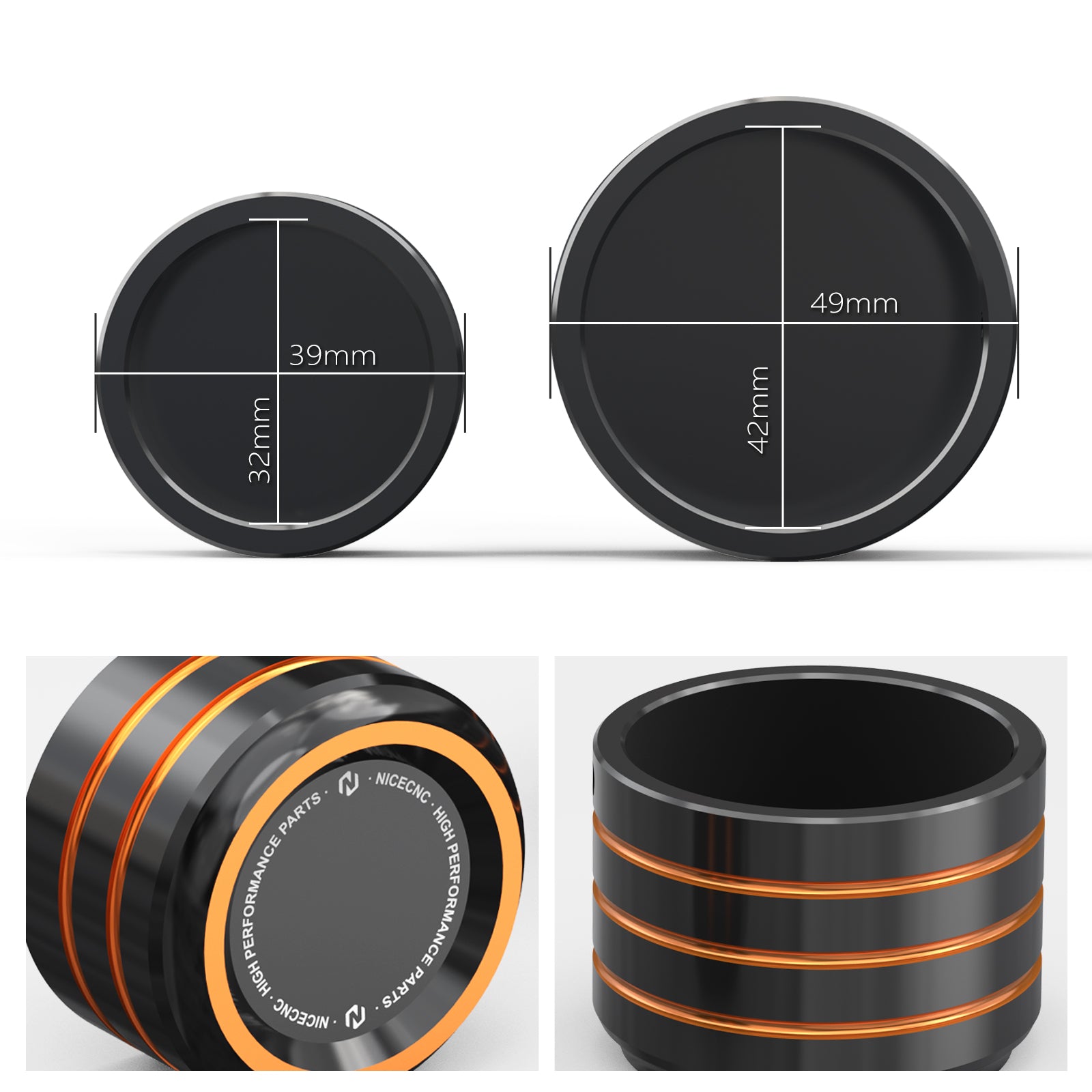 Rear Axle Nut Covers Caps For Harley Sportster 1200 72 48 XL Iron 883 Roadster