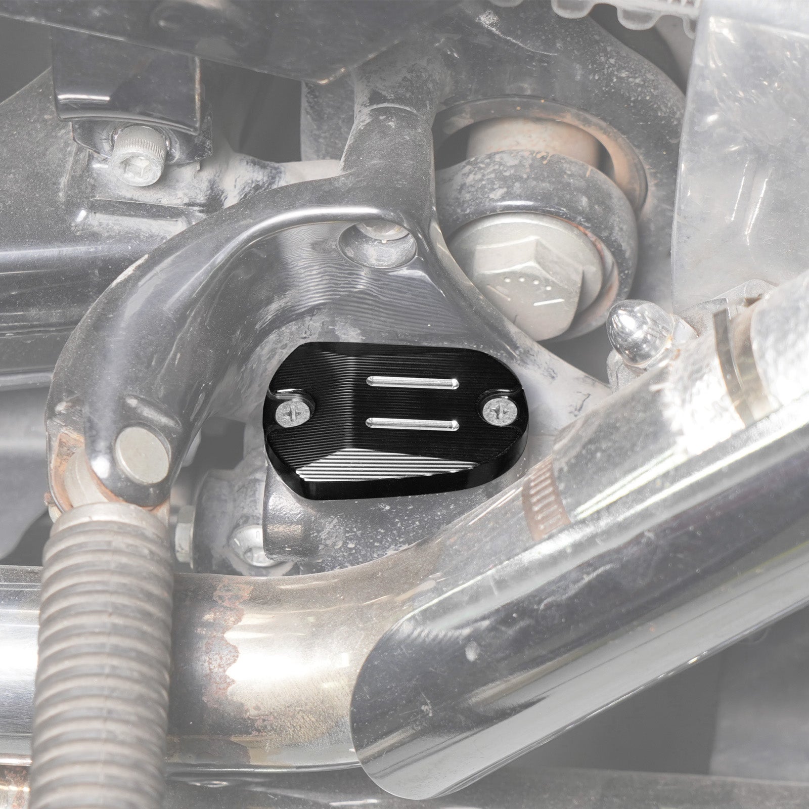 Rear Brake Reservoir Master Cylinder Cover Cap For Harley Sportster 1200 Iron 883 XL