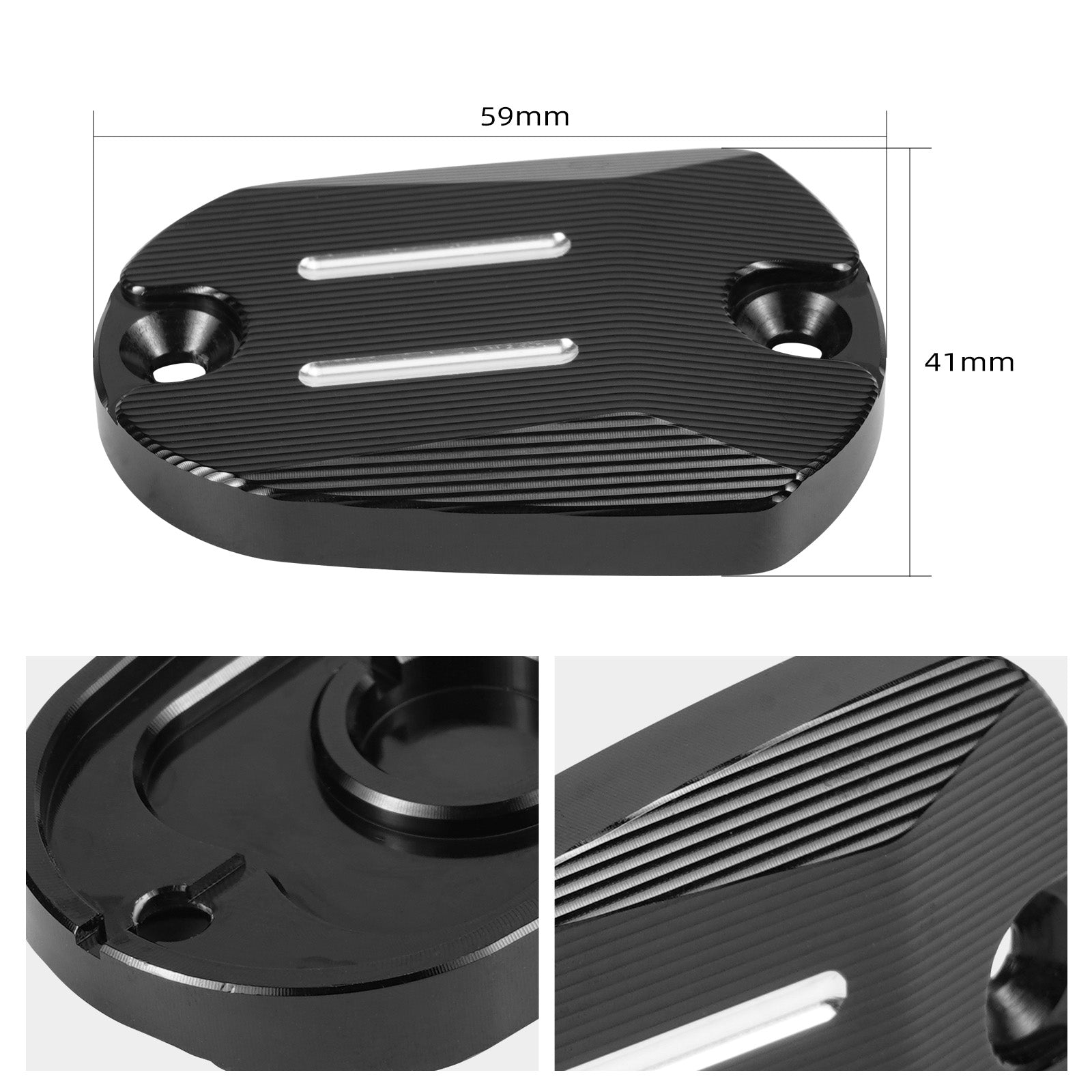 Rear Brake Reservoir Master Cylinder Cover Cap For Harley Sportster 1200 Iron 883 XL