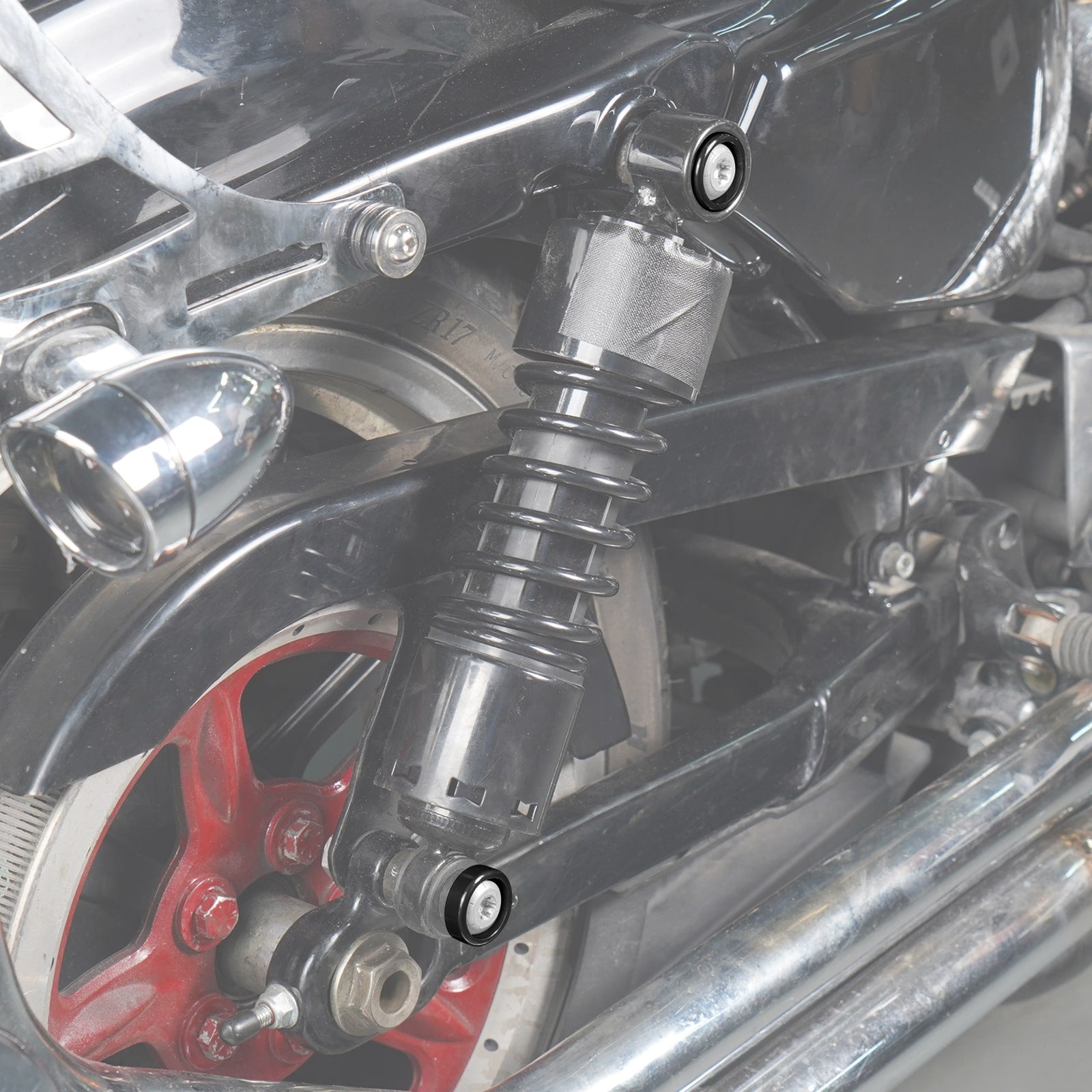 Shock Absorber Bracket Trim Rings For Harley Sportster 1200 883 72 48 XL Roadster