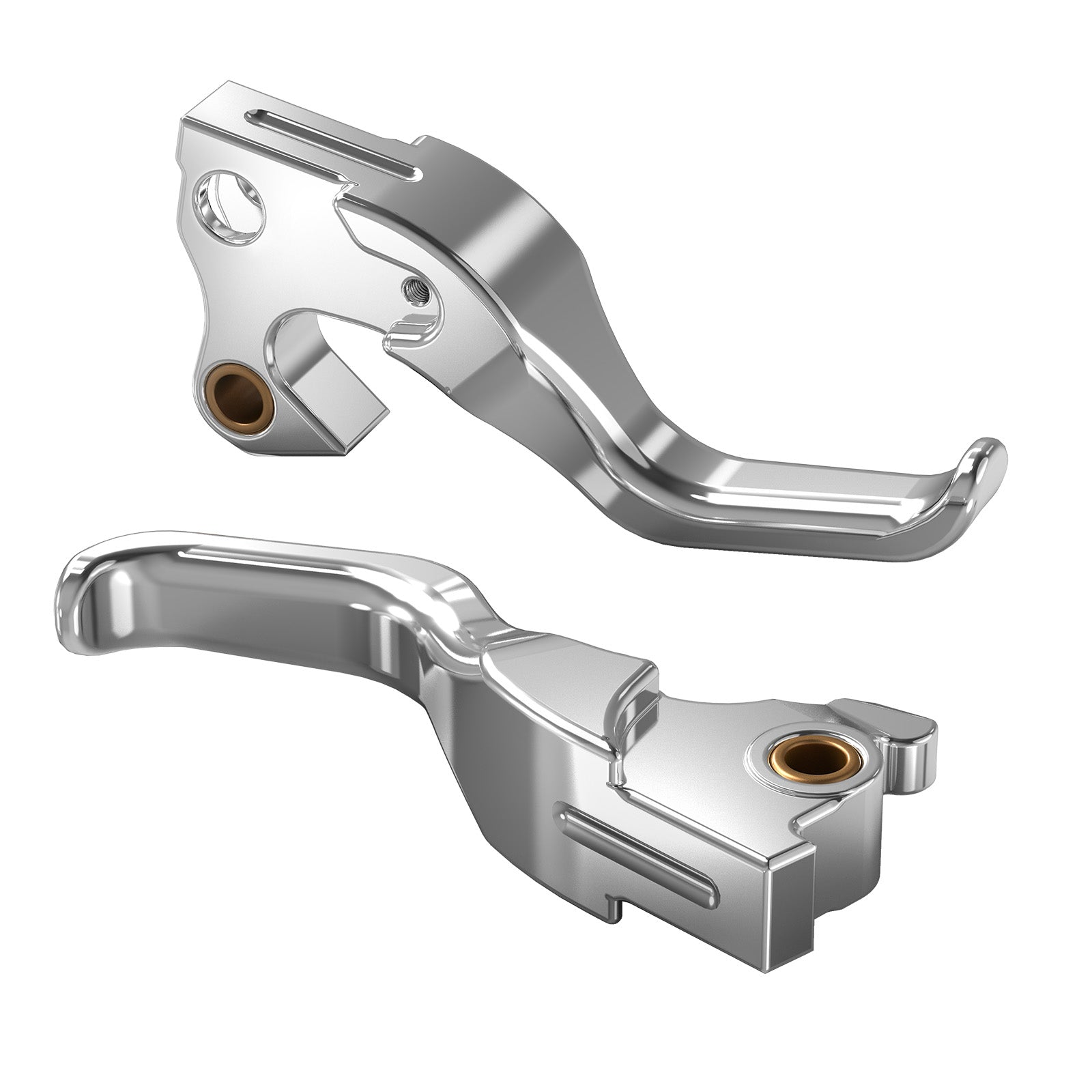 2-Finger Short Brake Clutch Hand Levers For Harley Sportster 1200 883 XL Forty Eight