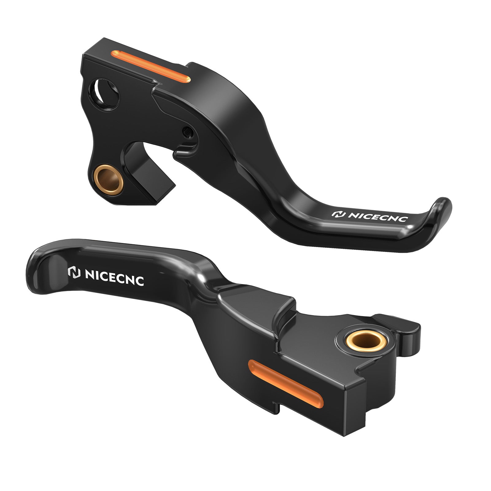 2-Finger Short Brake Clutch Hand Levers For Harley Sportster 1200 883 XL Forty Eight