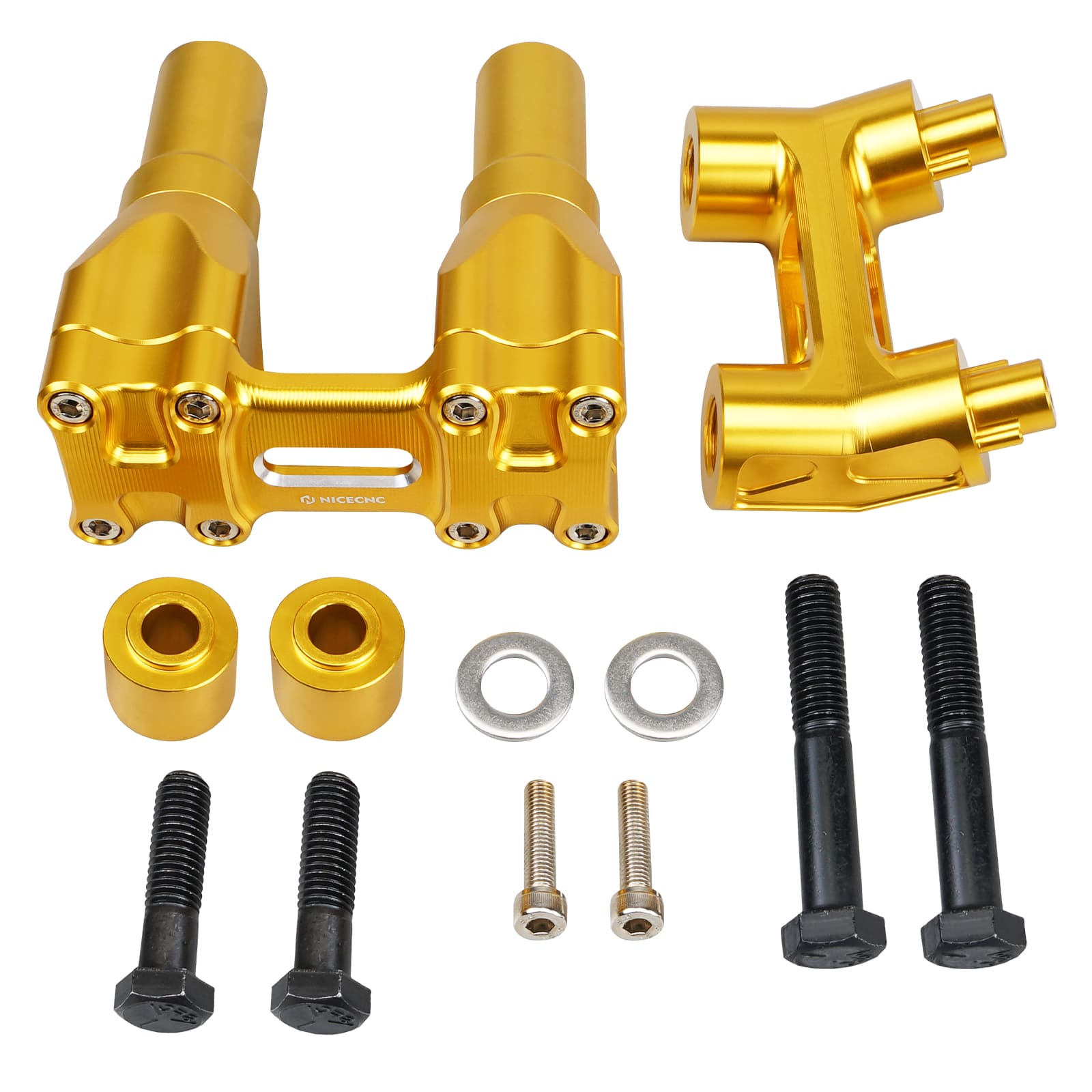 Modular Kickback Handlebar Riser For Harley Dyna Fat Street Bob Low Rider Super Glide