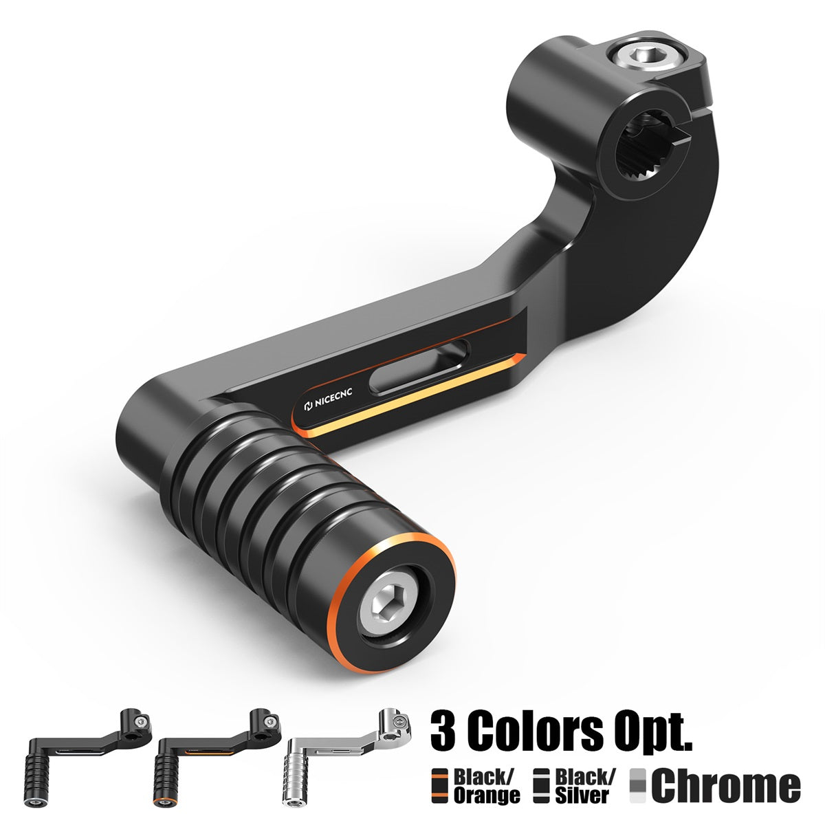 lever gear Gear Shift Lever For Harley Sportster 1200 48 72 XL Iron 883 Roadster, Orange