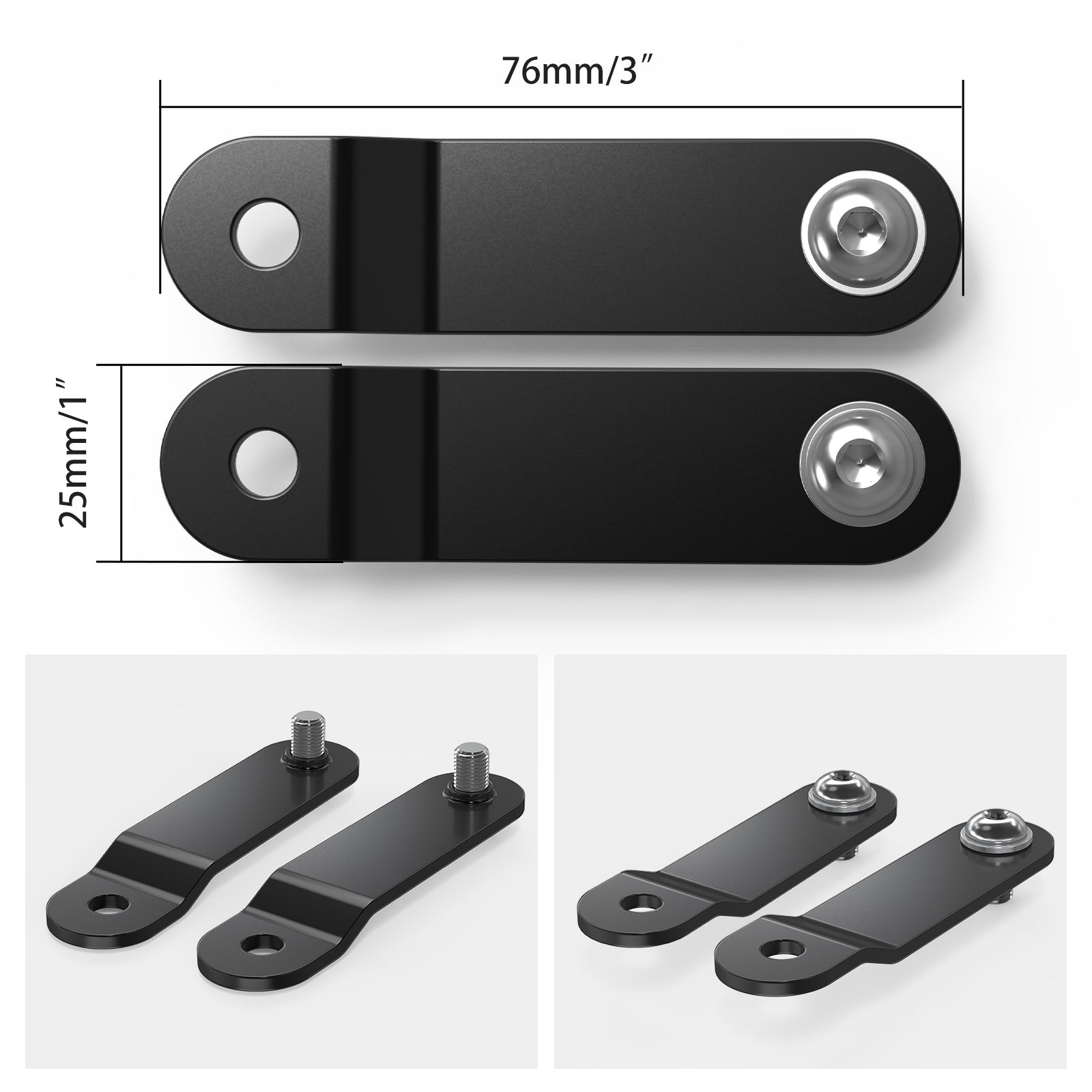 Gas Tank Lift Riser Extension Kit For Harley Dyna Low Rider Fat Bob Street Bob Super Glide