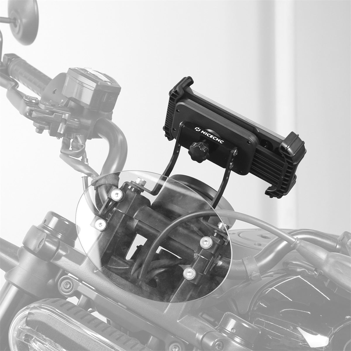 Adjustable Phone Holder Bracket Mounting Kit For Harley Sportster S 1250 2021-2024