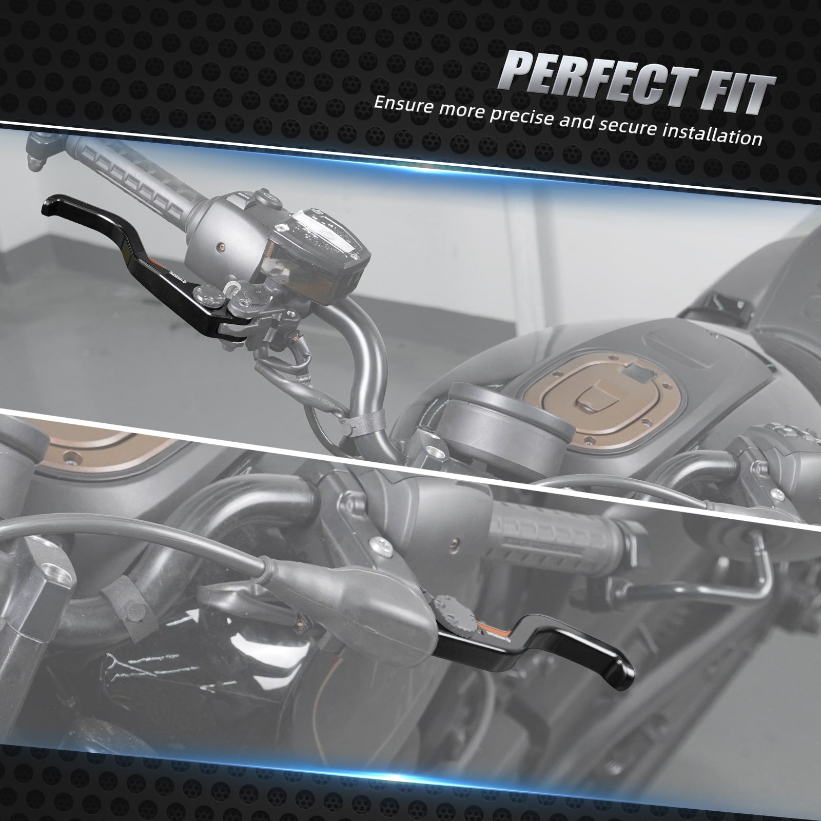 2-Finger Short Brake Clutch Levers Set For Harley Sportster S 1250 Nightster