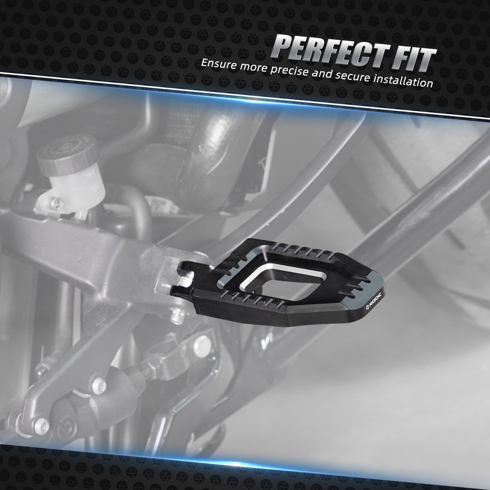 Adjustable Enlarged Rider Footpegs For Harley Softail Standard Low Rider S ST Street Bob