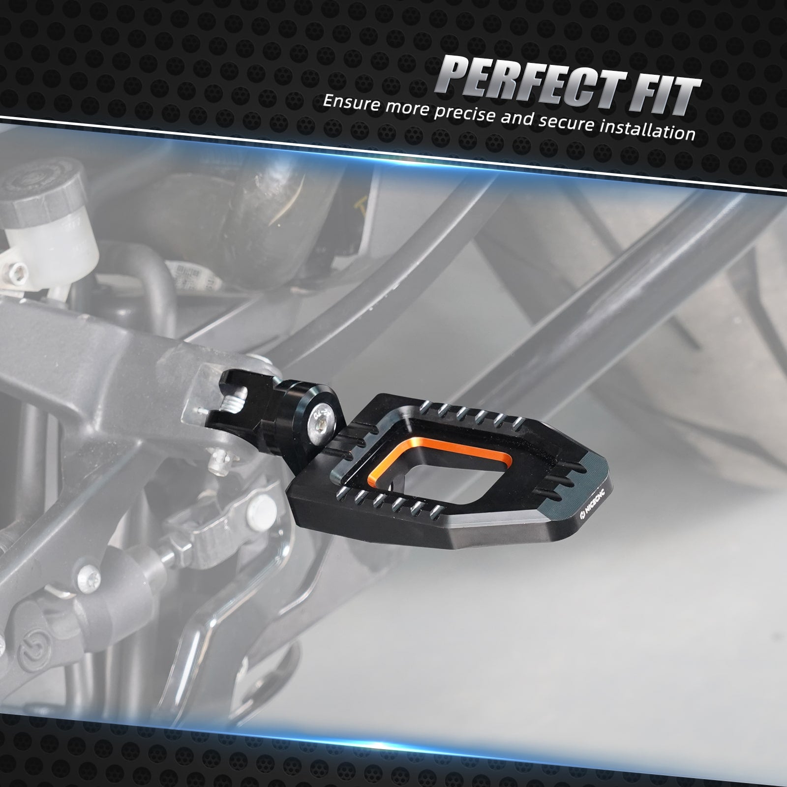 Adjustable Enlarged Rider Footpegs For Harley Softail Standard Low Rider S ST Street Bob