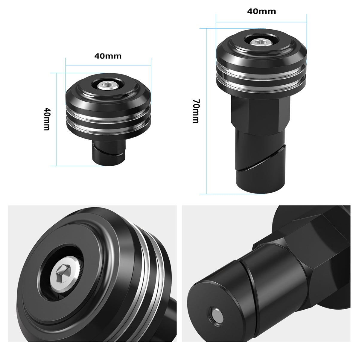 Pair Front Axle Nut Covers For Harley Sportster S Pan America 1250 Nightster