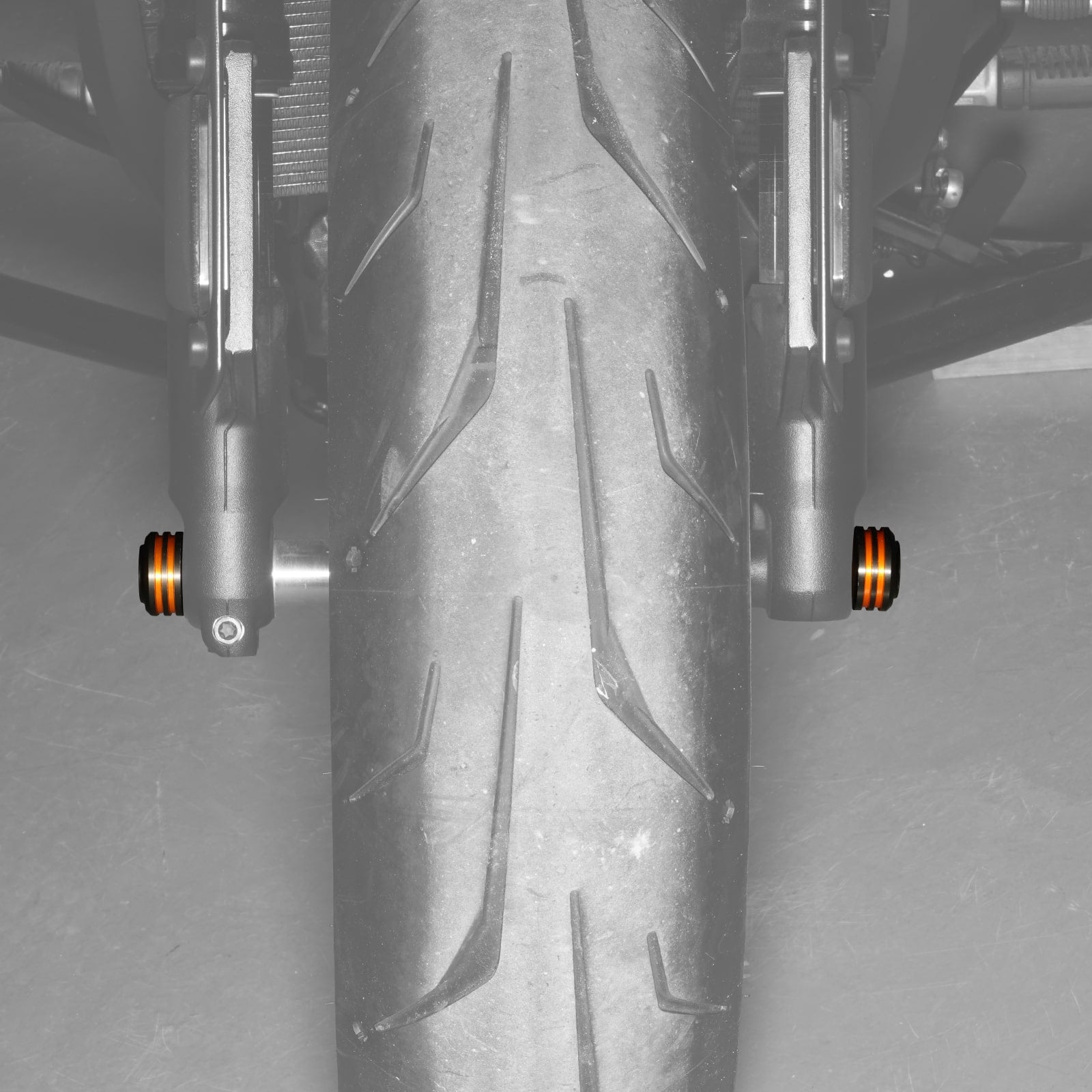 Pair Front Axle Nut Covers For Harley Sportster S Pan America 1250 Nightster