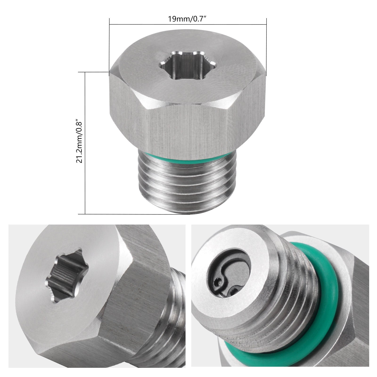 Magnetic M14 Oil Drain Plug Bolt For Harley Sportster S Pan America 1250 Nightster