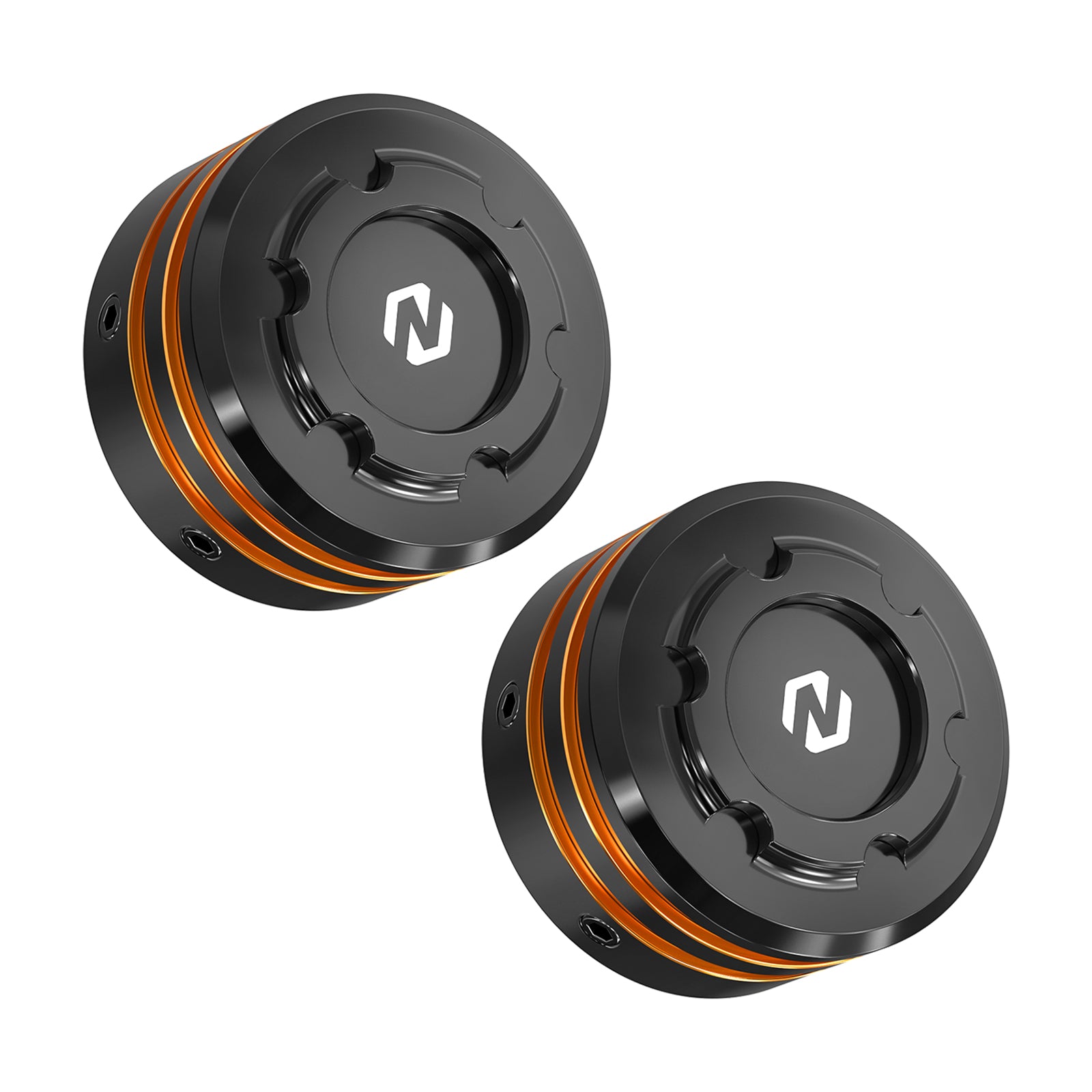 Pair Rear Axle Nut Covers Caps For Harley Sportster S 1250 Pan America