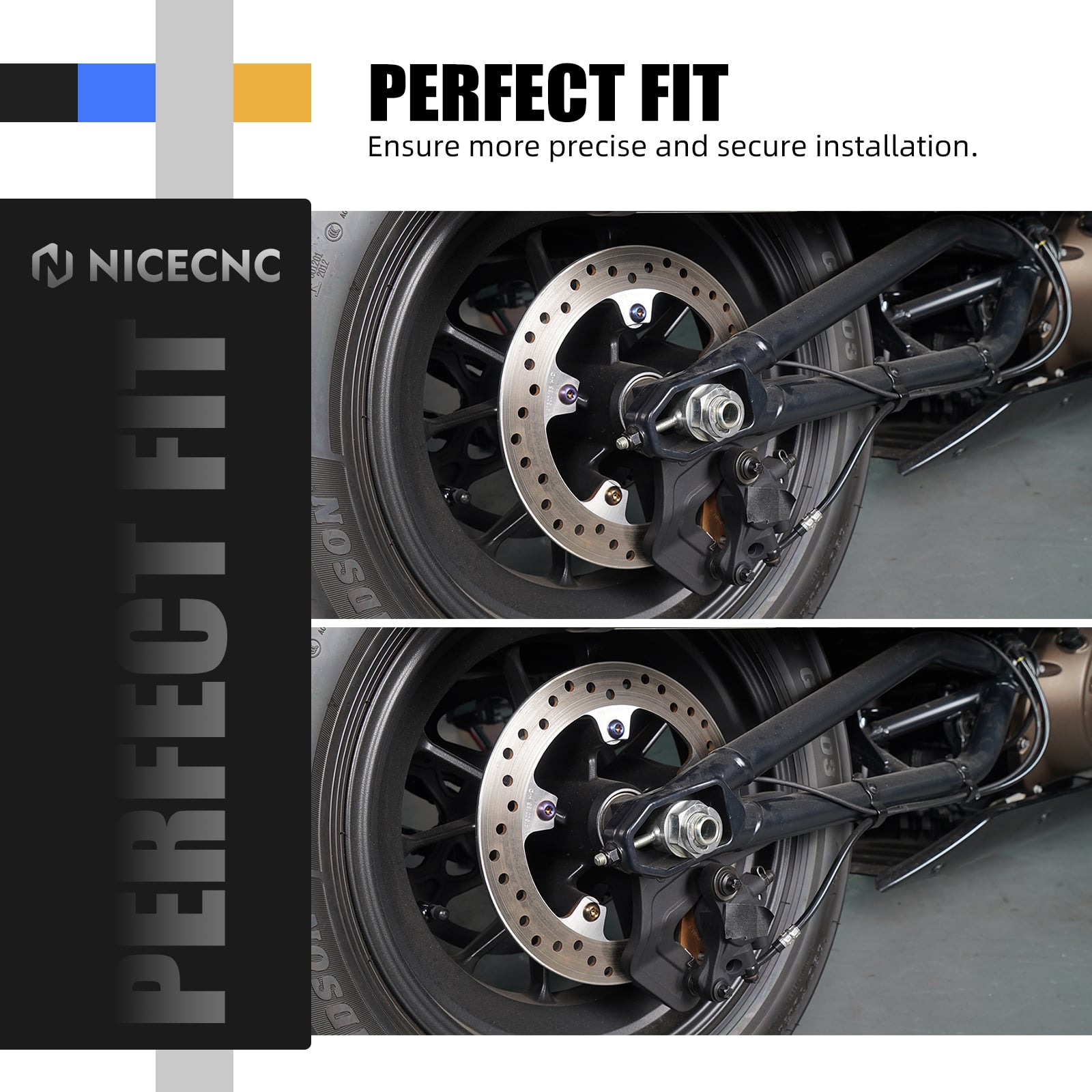 Rear Brake Rotor Disc Hardware Bolts For Harley Sportster S 1250 Pan America