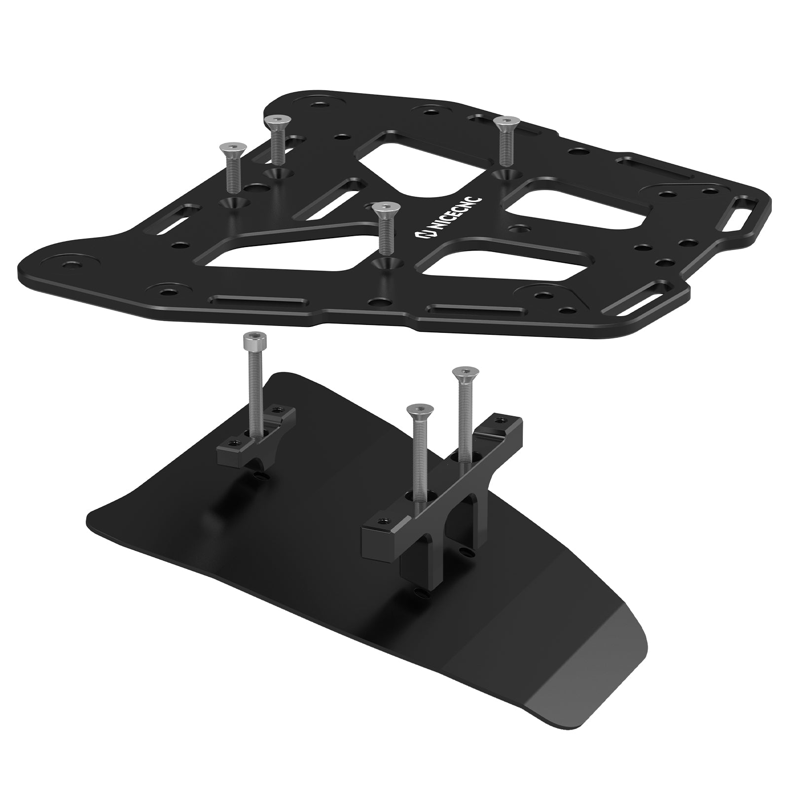 Rear Luggage Rack Cargo Plate Kit Top Case Mounting For Harley Sportster S 1250