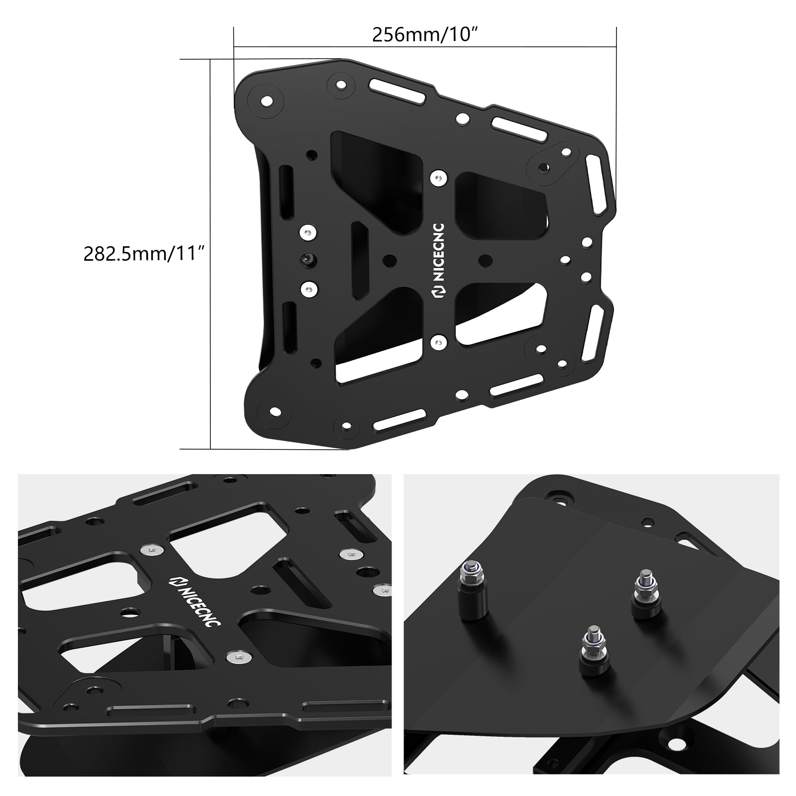Rear Luggage Rack Cargo Plate Kit Top Case Mounting For Harley Sportster S 1250