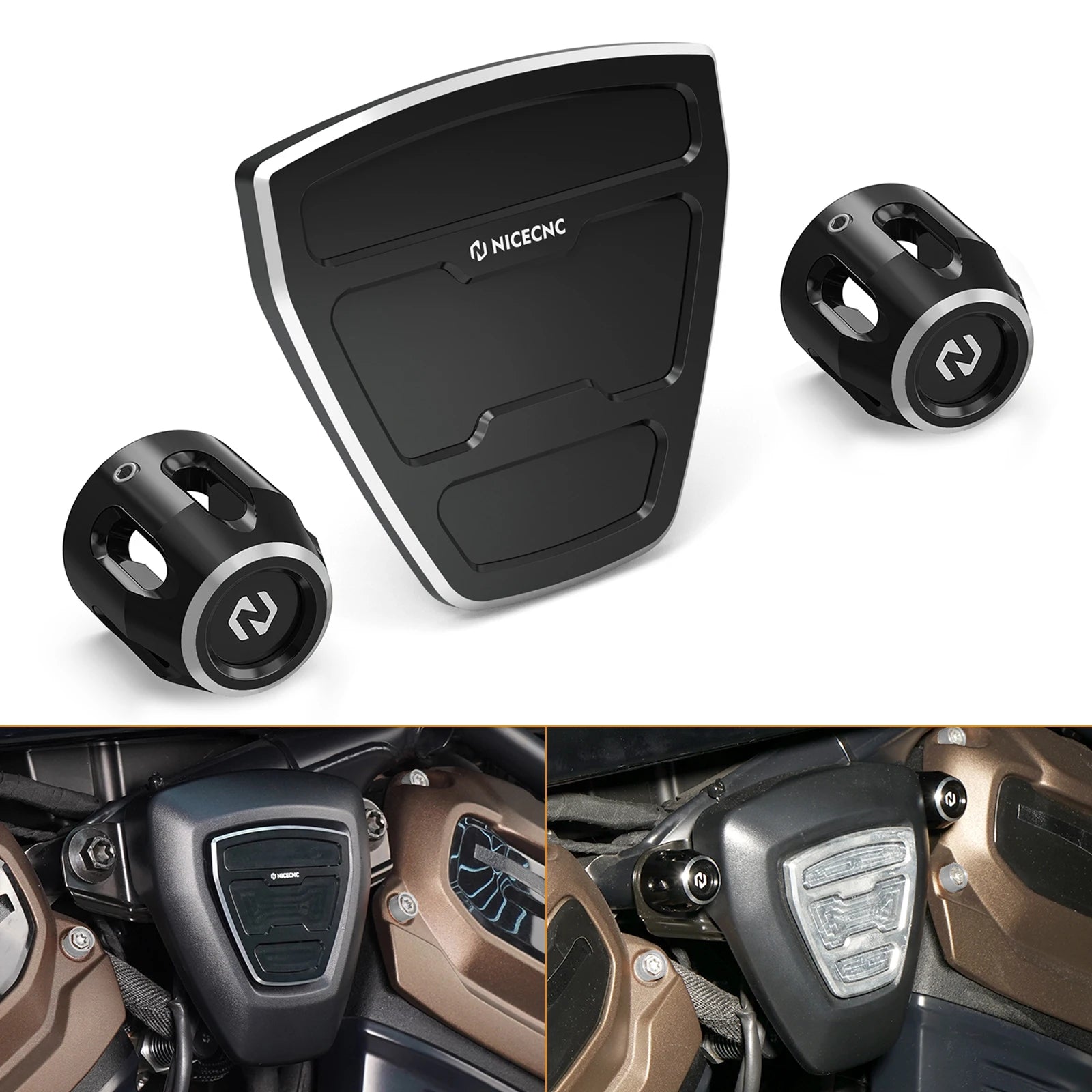 Engine V-Side Cover & Ignition Coil Bracket Screws For Harley Sportster S 1250 Nightster