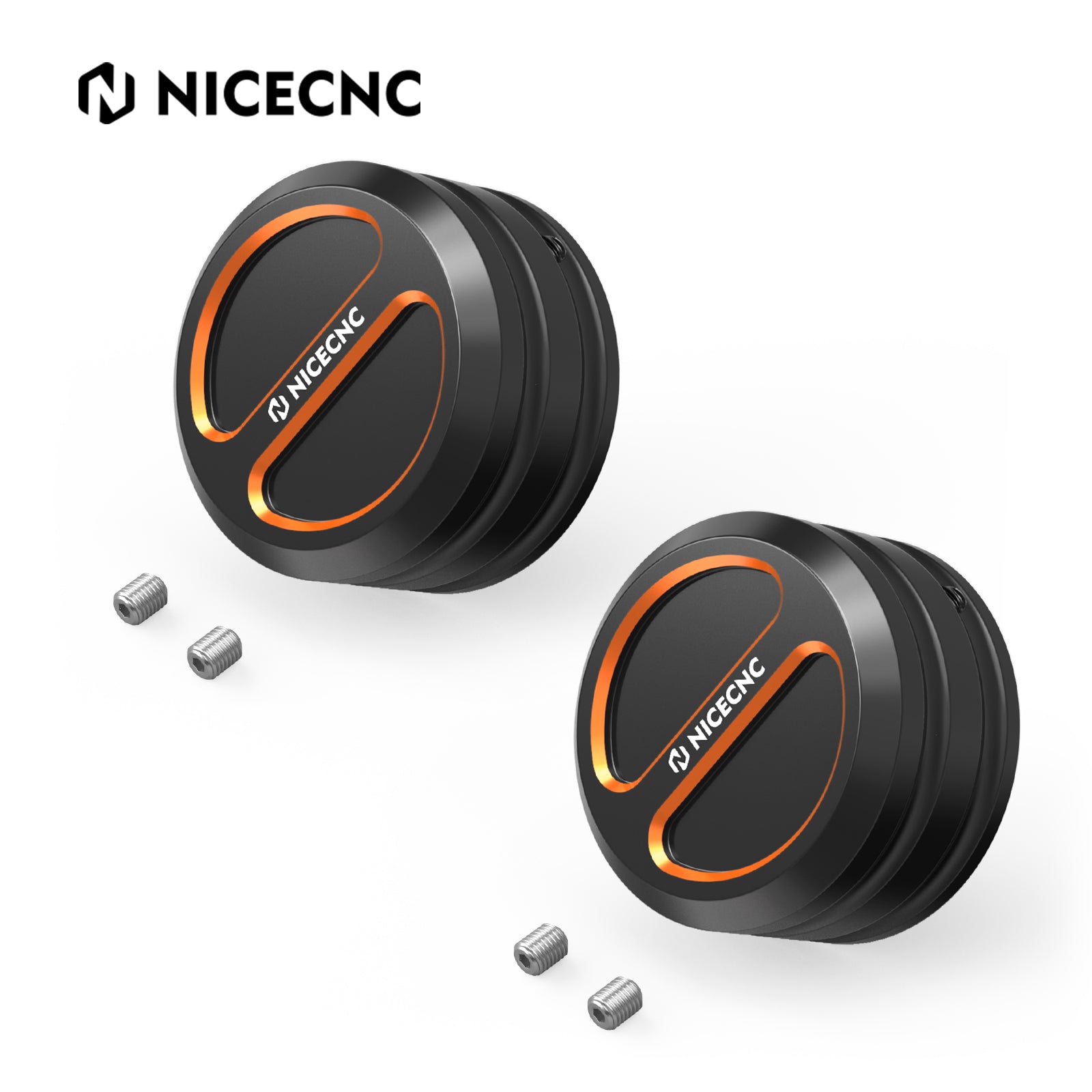 Upper Fork Stem Nut Covers Caps For Harley Softail Slim Standard Street Bob 107 114