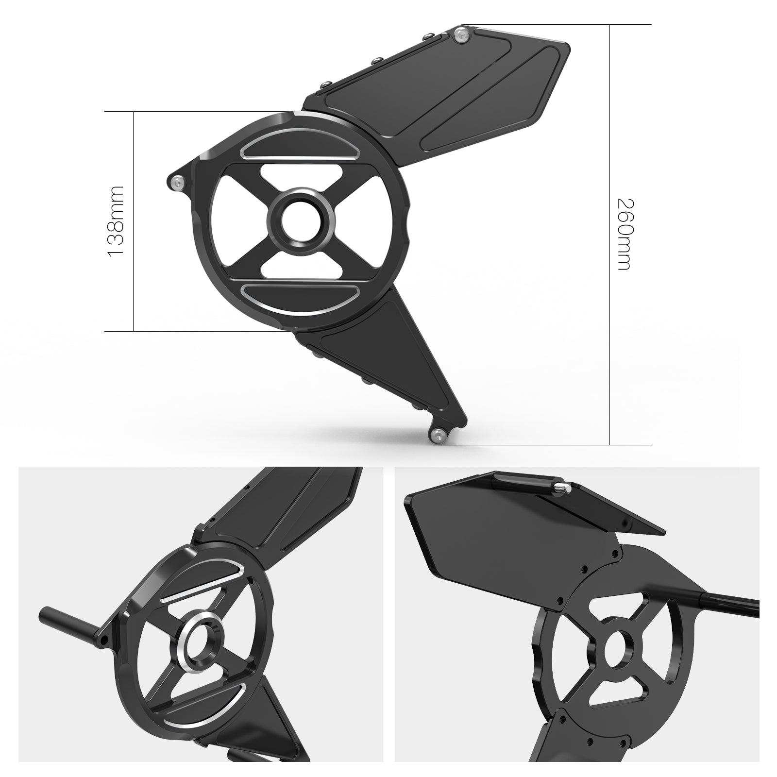 Out Front Transmission Sprocket Belt Cover For Harley Sportster S 1250 Nightster
