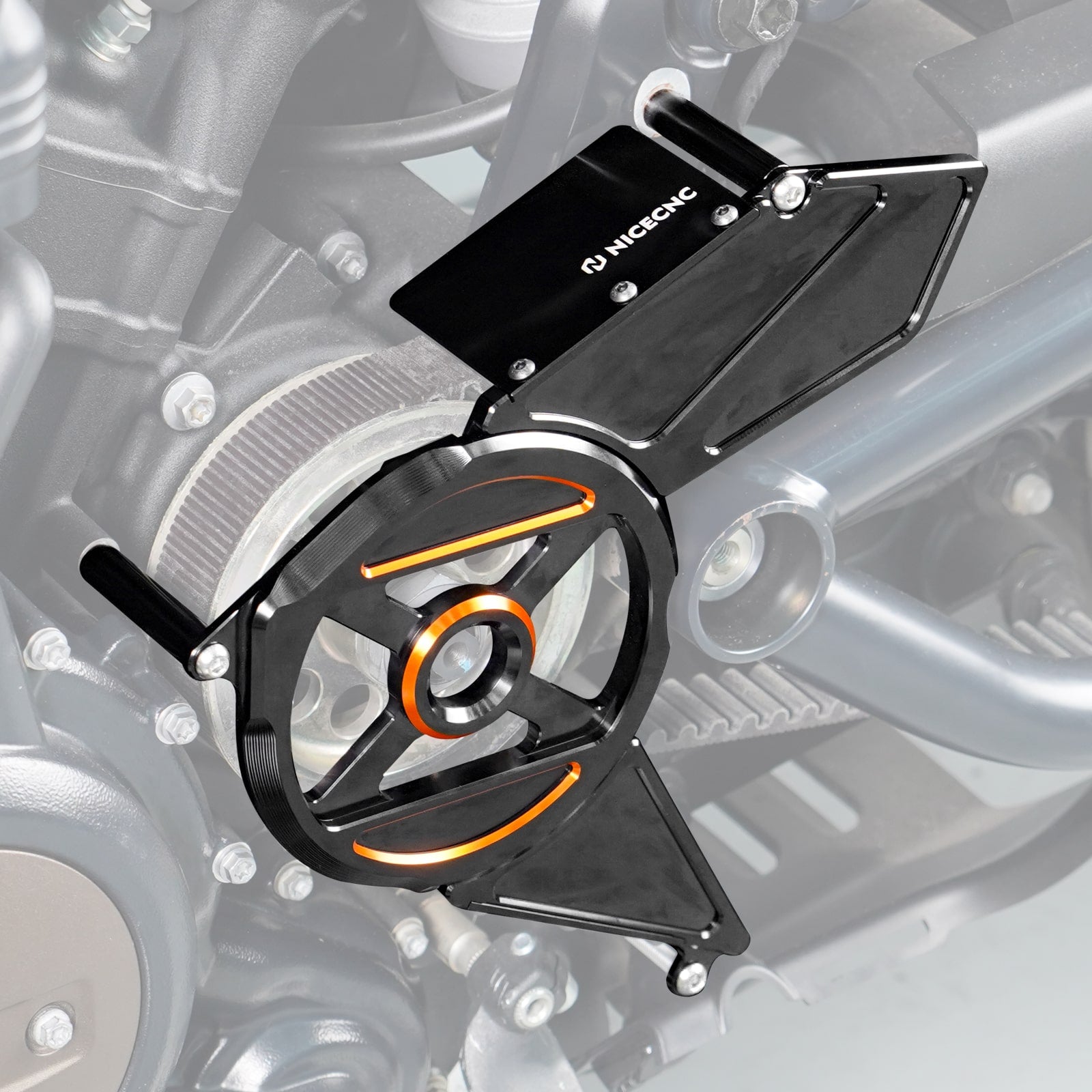 Out Front Transmission Sprocket Belt Cover For Harley Sportster S 1250 Nightster