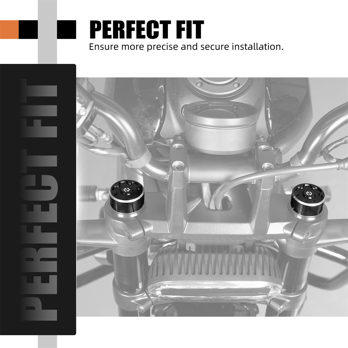 Front Fork Stem Top Caps Upper Covers For Harley Sportster S 1250 2021-2024