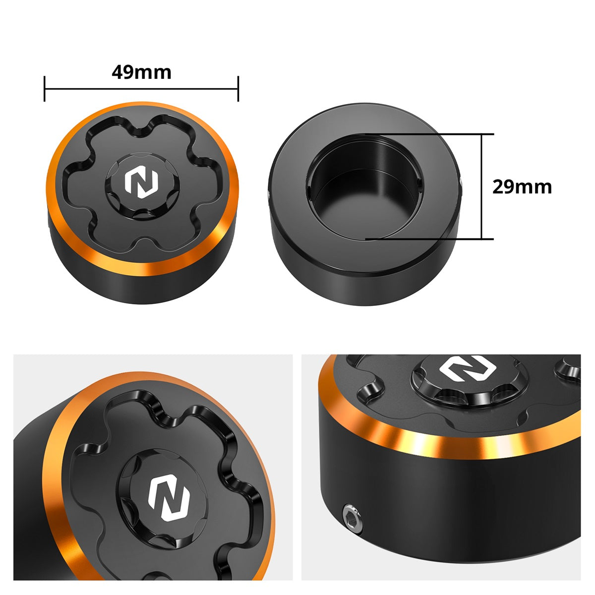 Front Fork Stem Top Caps Upper Covers For Harley Sportster S 1250 2021-2024