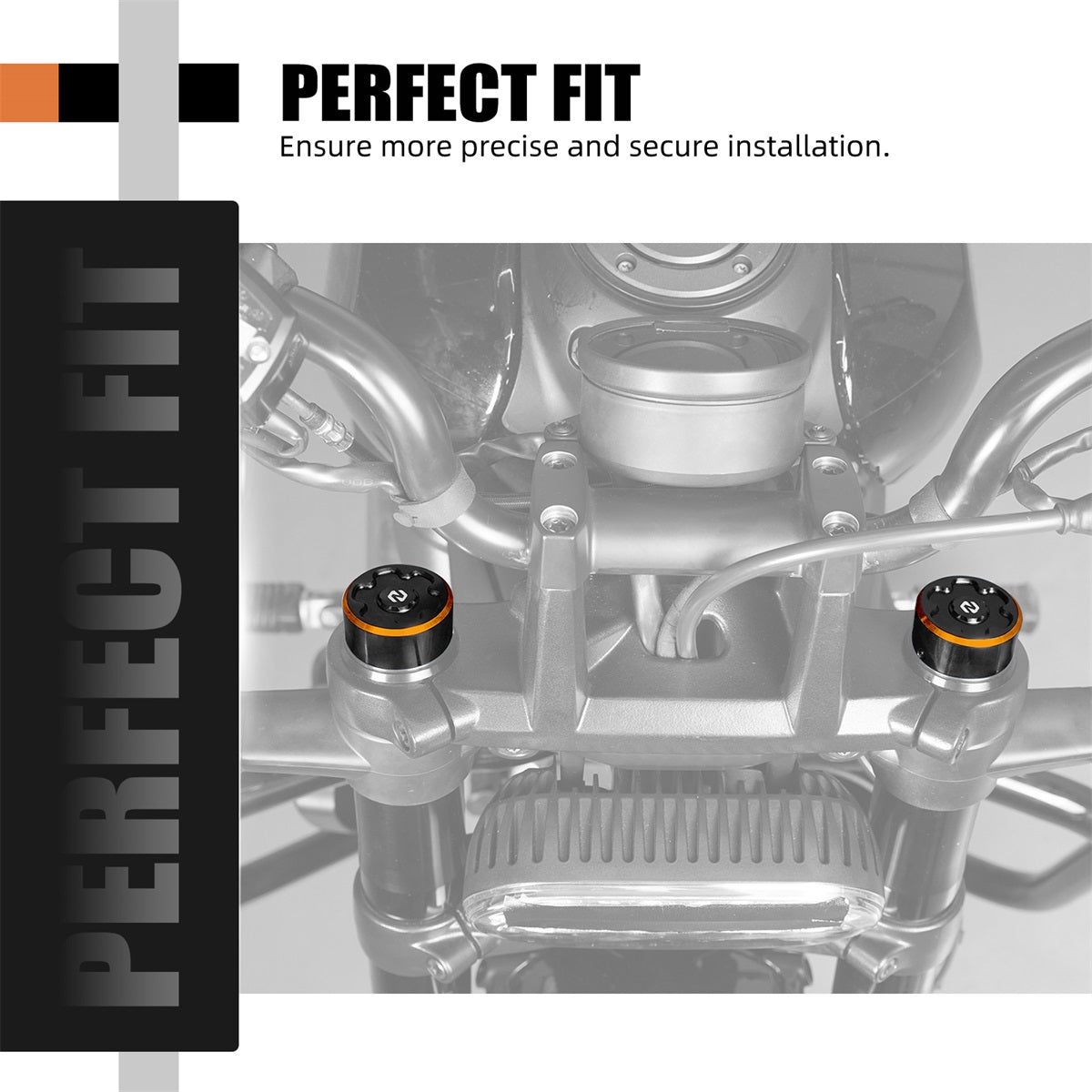 Front Fork Stem Top Caps Upper Covers For Harley Sportster S 1250 2021-2024