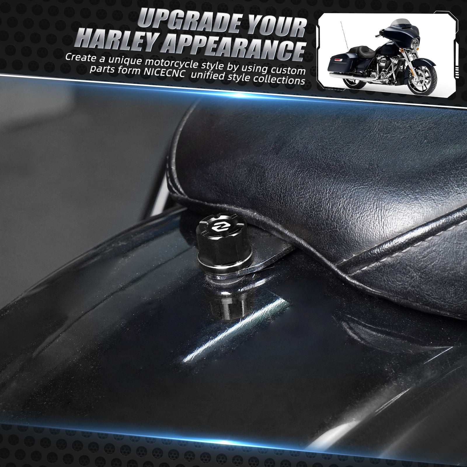 Rear Seat Mounting Bolt Screw For Harley Softail Heritage Classic Fat Boy 114