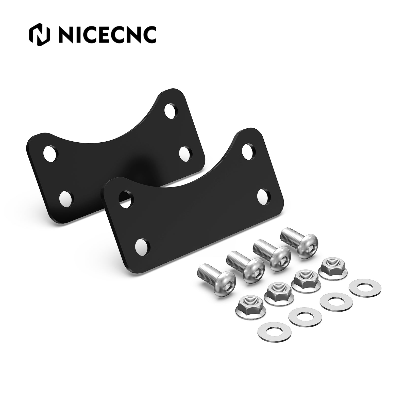 1" Front Fender Riser Relocator Lift Bracket For Harley Road King Electra Street Glide