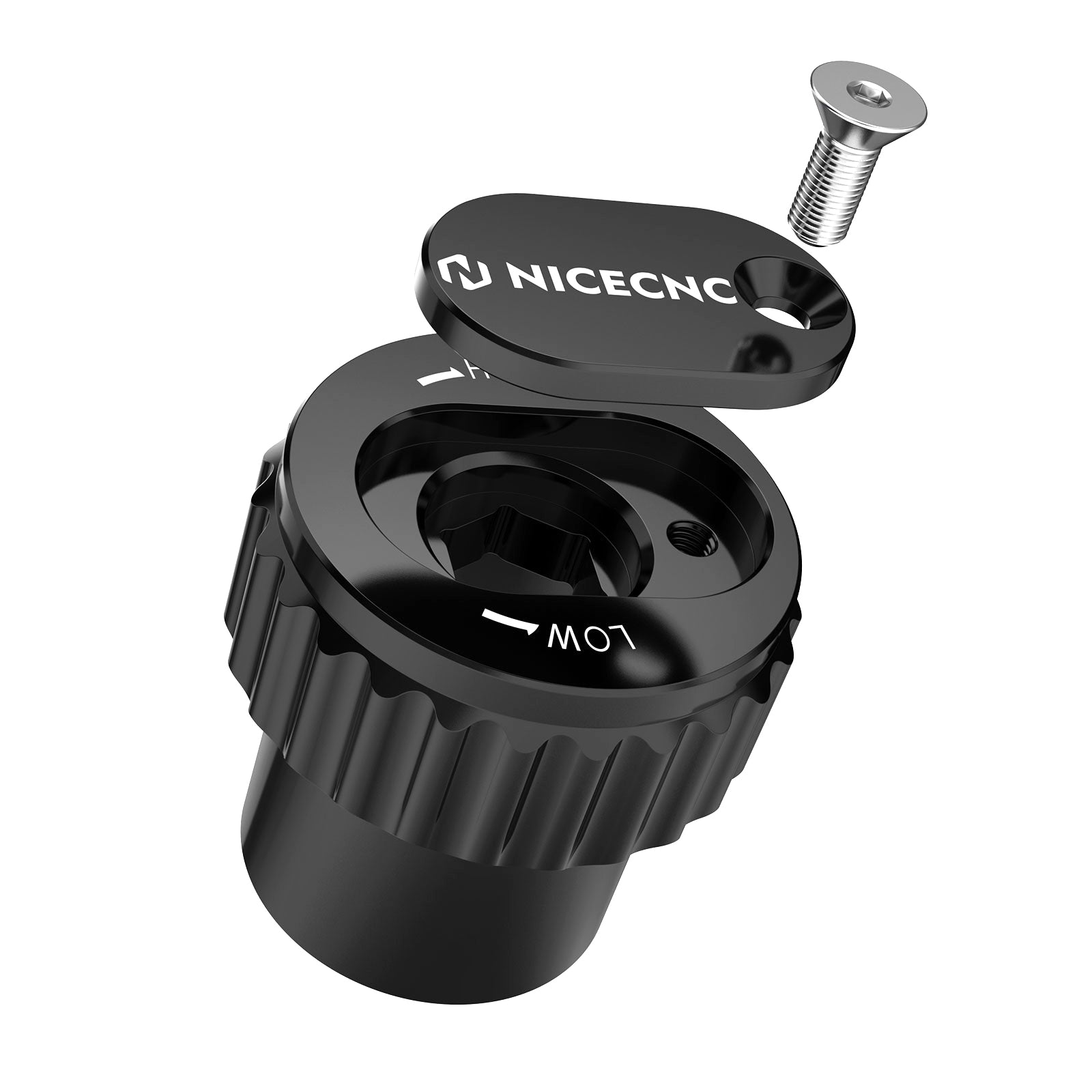 Rear Suspension Shock Pre-Load Adjuster Knob Bolt For Harley Street Glide Road King