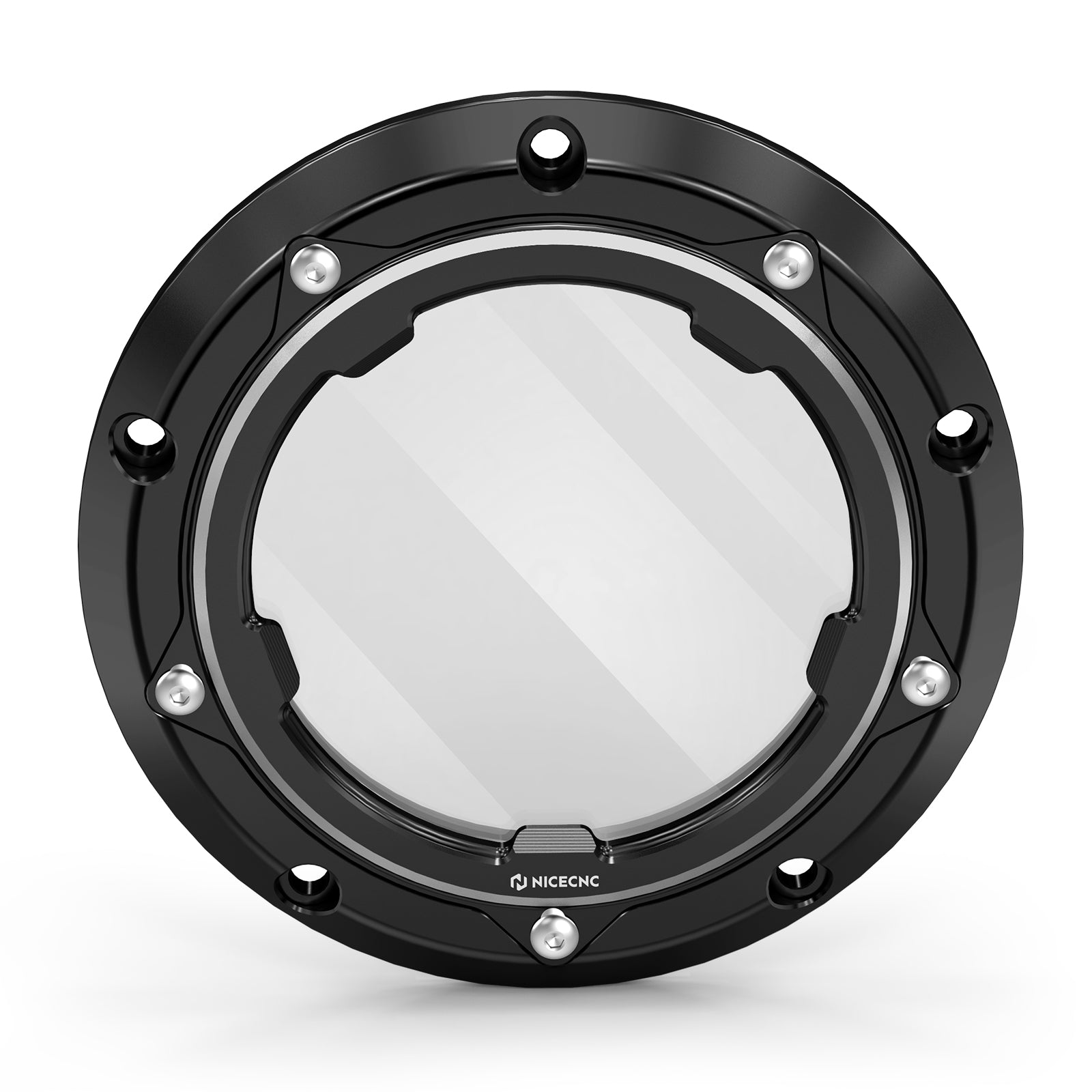 Transparent Twin Cam Derby Cover For Harley Street Glide 06-15 Road King 99-14 Dyna 99-17