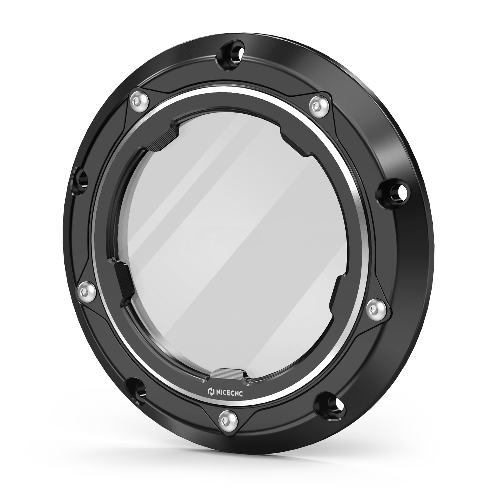 Transparent Twin Cam Derby Cover For Harley Street Glide 06-15 Road King 99-14 Dyna 99-17