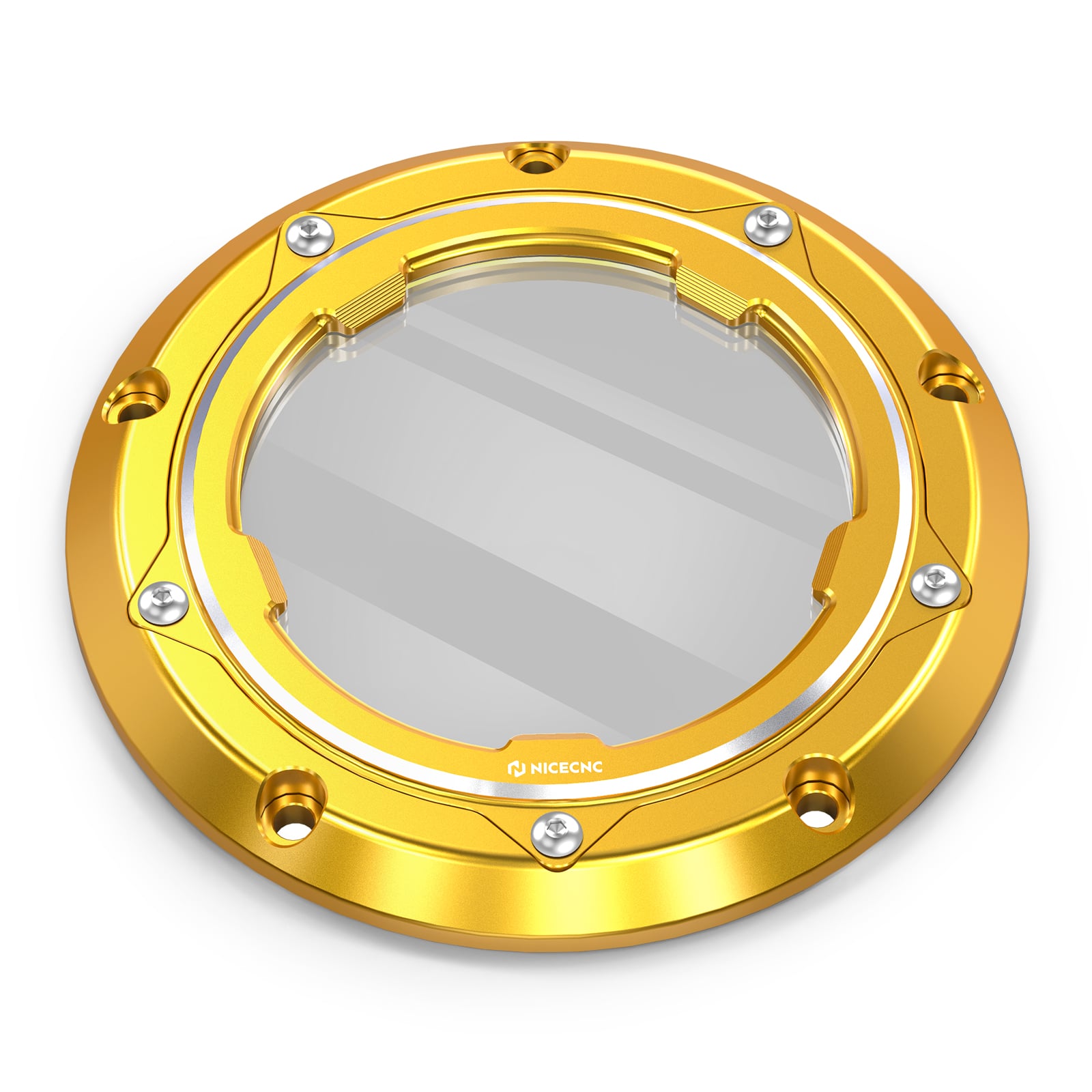 Transparent Twin Cam Derby Cover For Harley Street Glide 06-15 Road King 99-14 Dyna 99-17