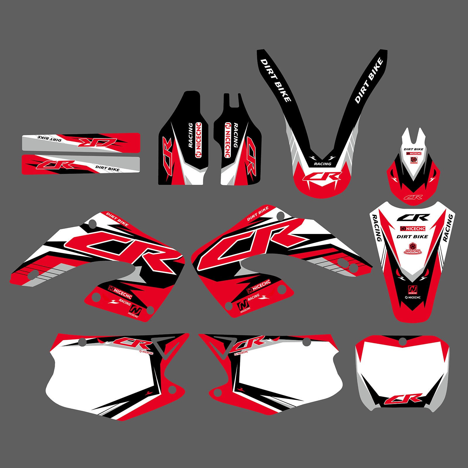 Motorcycle Decals Stickers Graphic Set For HONDA CR125/CR250 2000-2001
