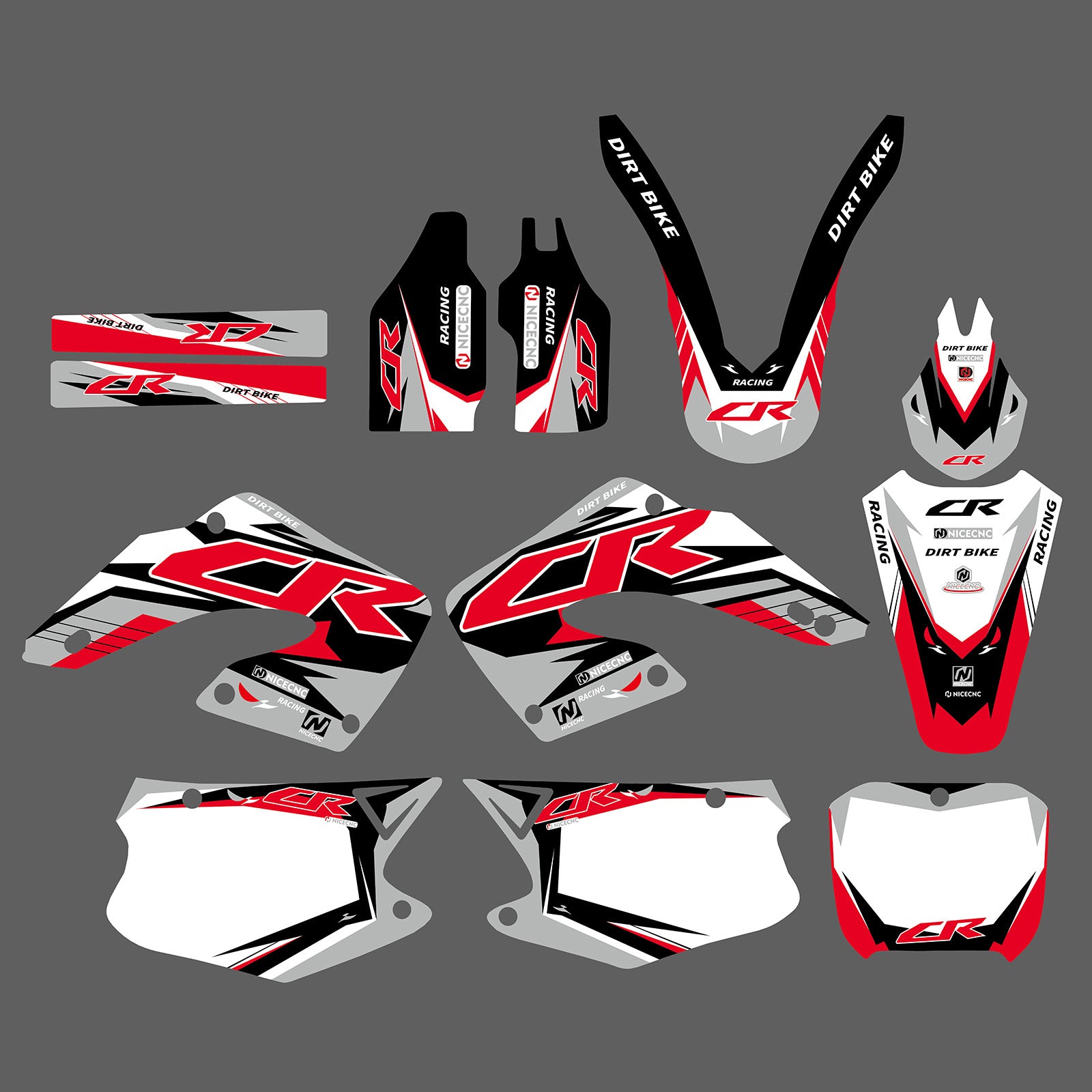 Motorcycle Decals Stickers Graphic Set For HONDA CR125/CR250 2000-2001