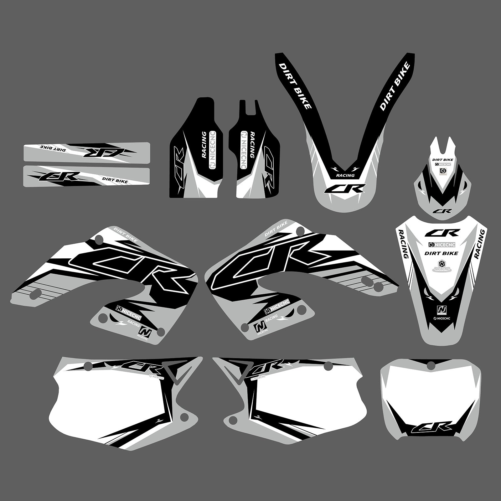 Motorcycle Decals Stickers Graphic Set For HONDA CR125/CR250 2000-2001
