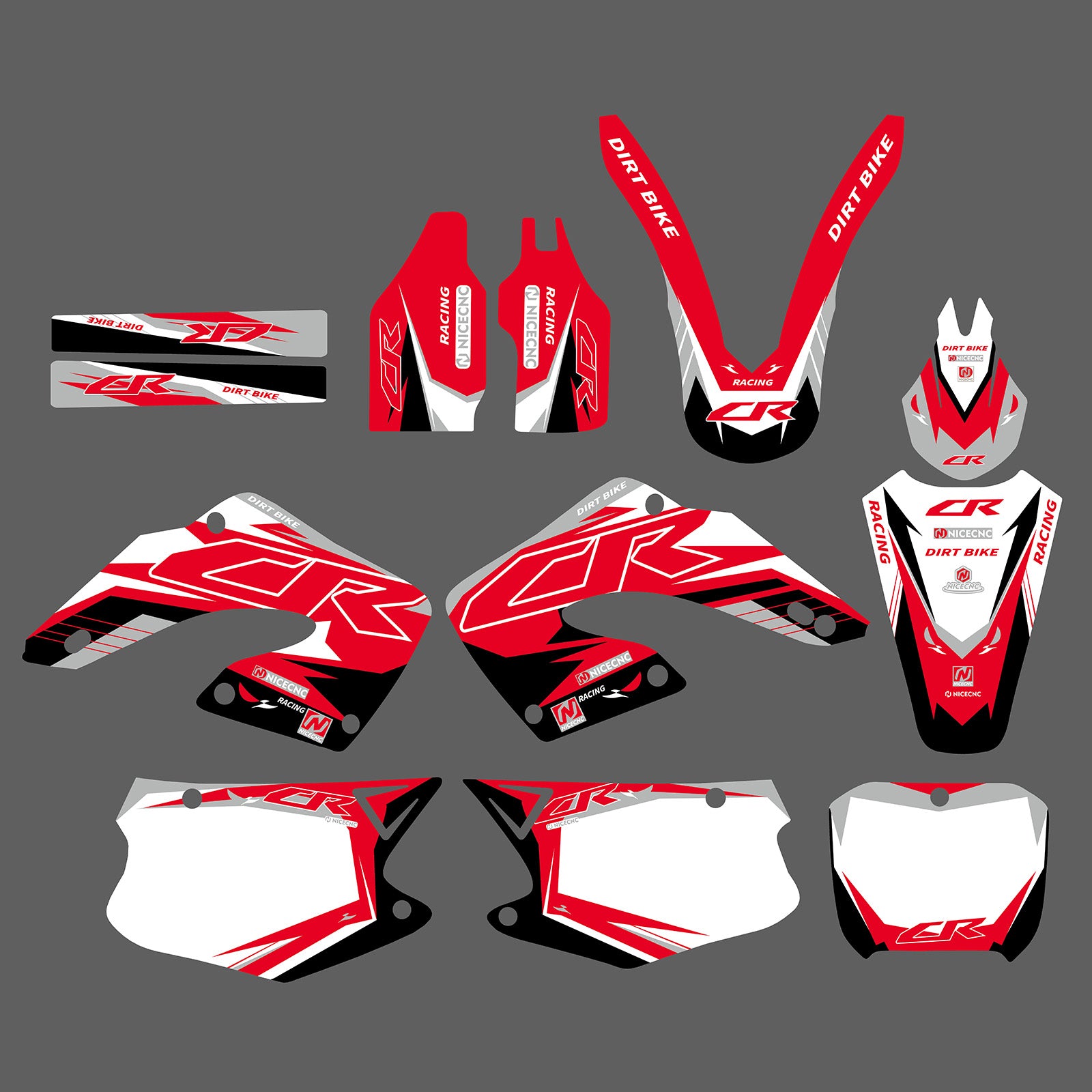 Motorcycle Decals Stickers Graphic Set For HONDA CR125/CR250 2000-2001