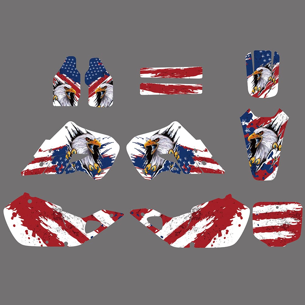 Team Decals Graphics Backgrounds Stickers For Honda CR125 1998-1999 CR250 1997-1999
