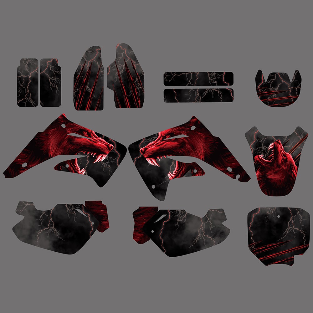 Motorcycle Decals Stickers Graphics for Honda CR85R CR85 2003-2012