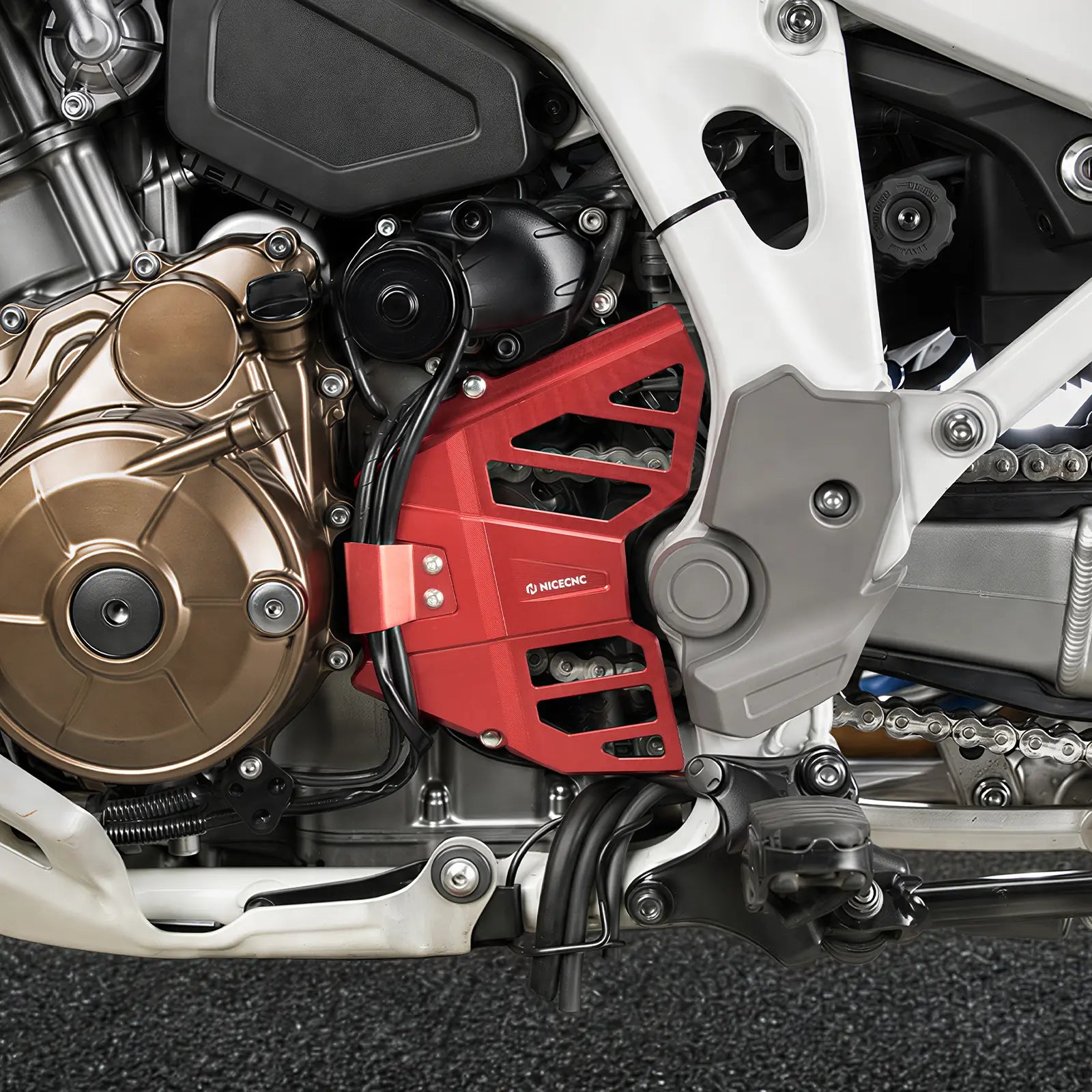 Front Sprocket Cover Chain Guard Case Saver For Honda Africa Twin CRF 1000 1100L