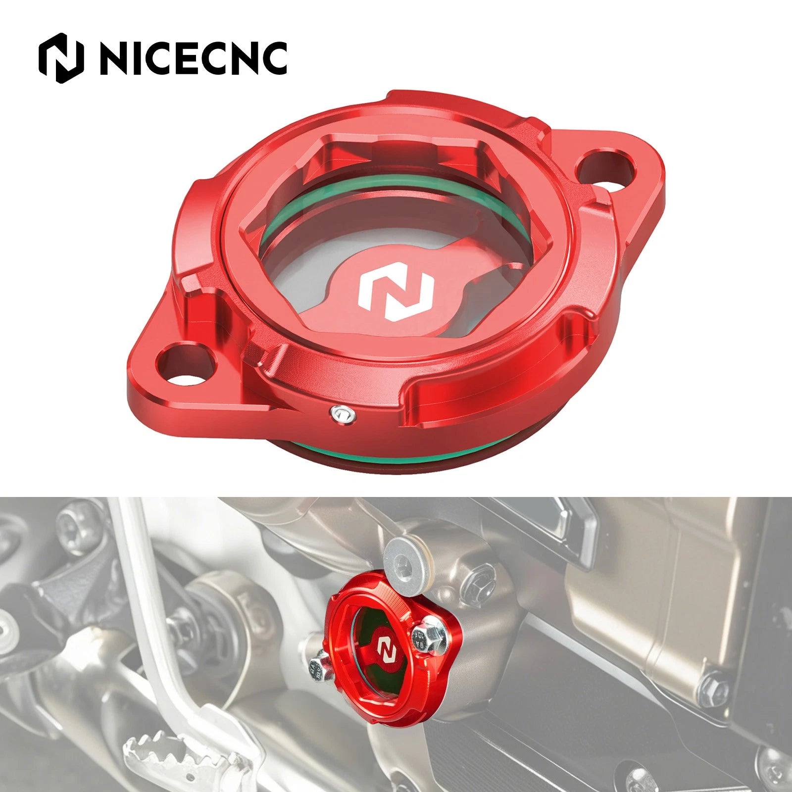 Transparent Oil Filter Cover For Honda Africa Twin CRF 1000 1100L ADV Sports