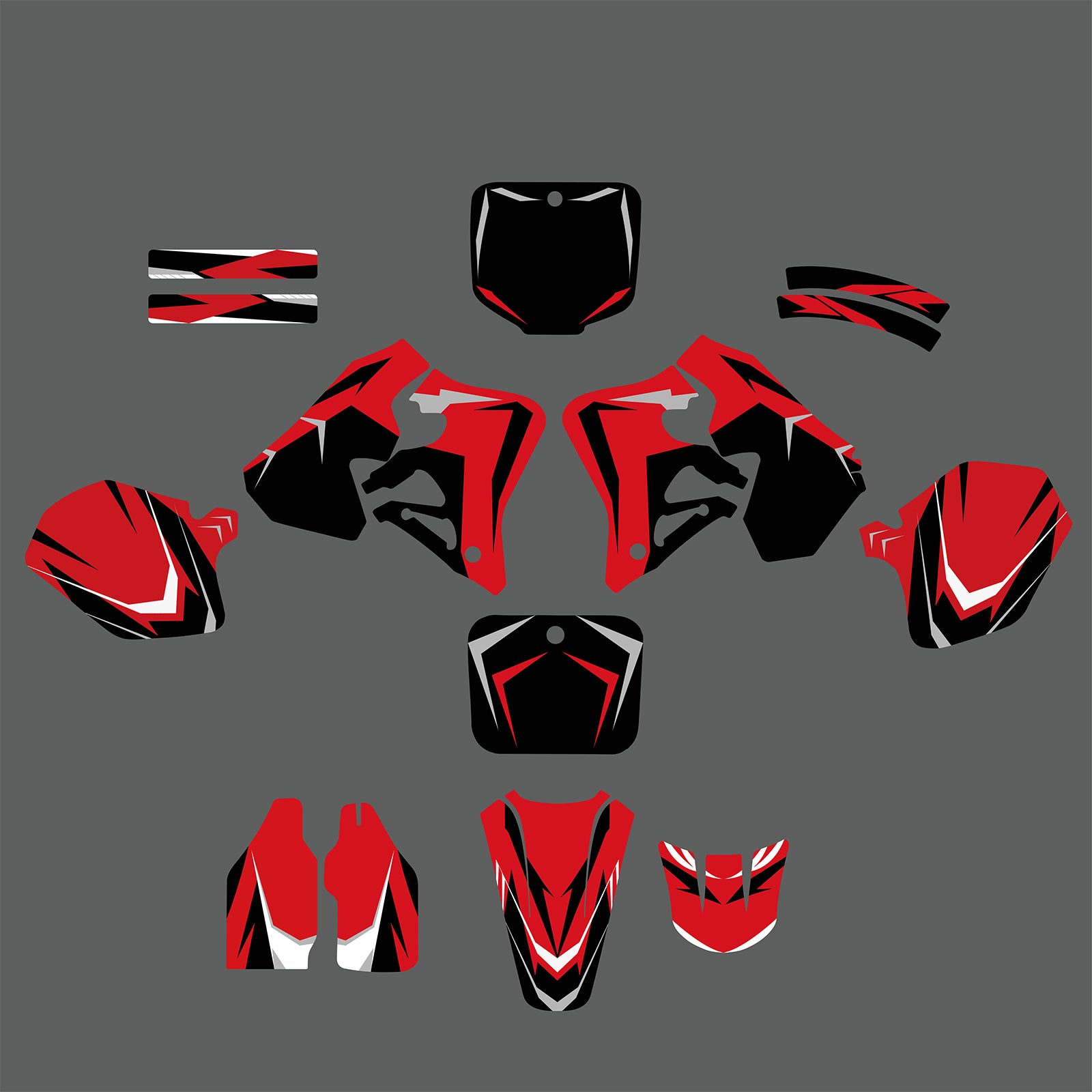 Full Graphics Decals Stickers Set For HONDA CR125 1995-1997 CR250 1995-1996