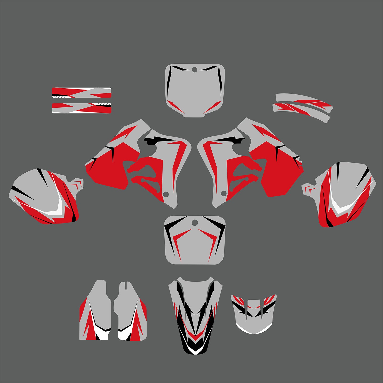 Full Graphics Decals Stickers Set For HONDA CR125 1995-1997 CR250 1995-1996