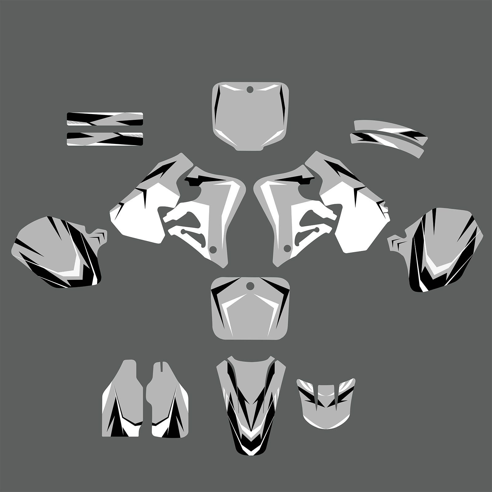 Full Graphics Decals Stickers Set For HONDA CR125 1995-1997 CR250 1995-1996