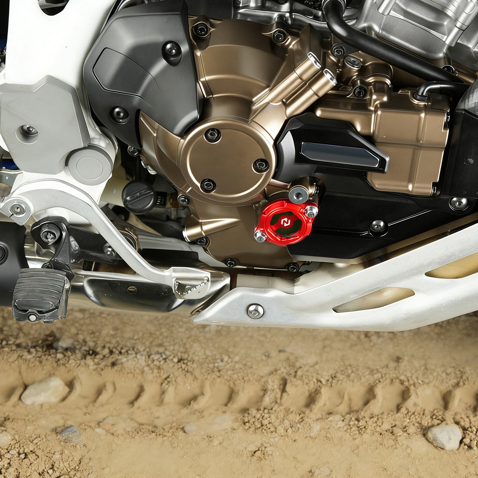 Transparent Oil Filter Cover For Honda Africa Twin CRF 1000 1100L ADV Sports