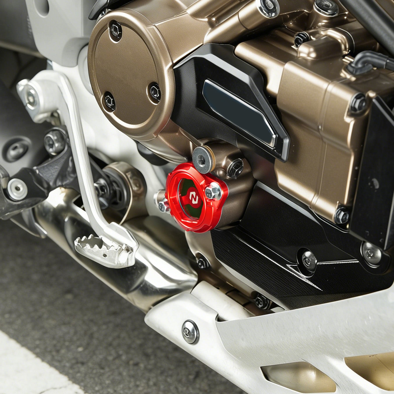 Transparent Oil Filter Cover Cap For Honda CRF 1000L 1100L Africa Twin