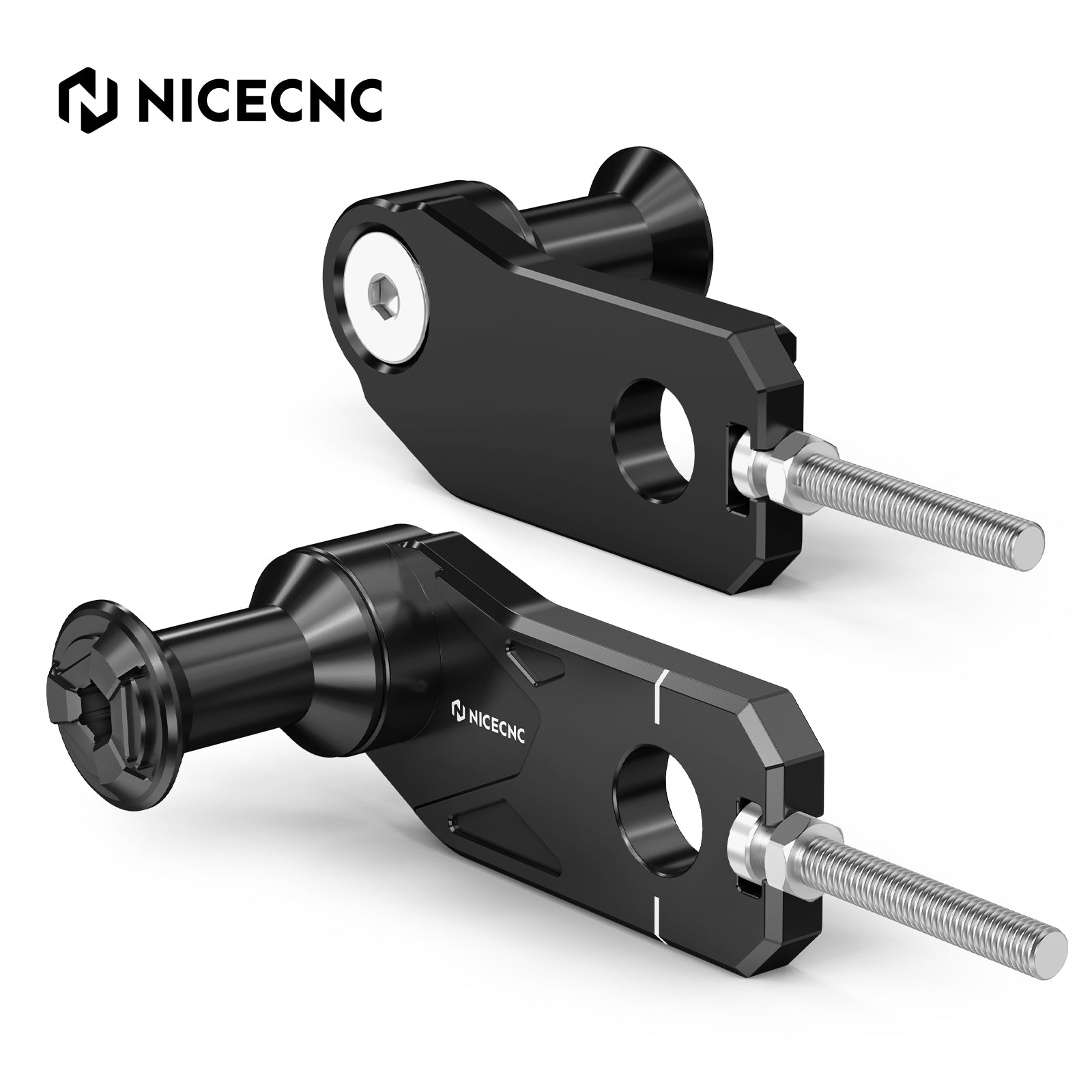 Rear Axle Blocks Chain Tensioner Adjuster w/Stand Hook For Honda CRF1100L Africa Twin