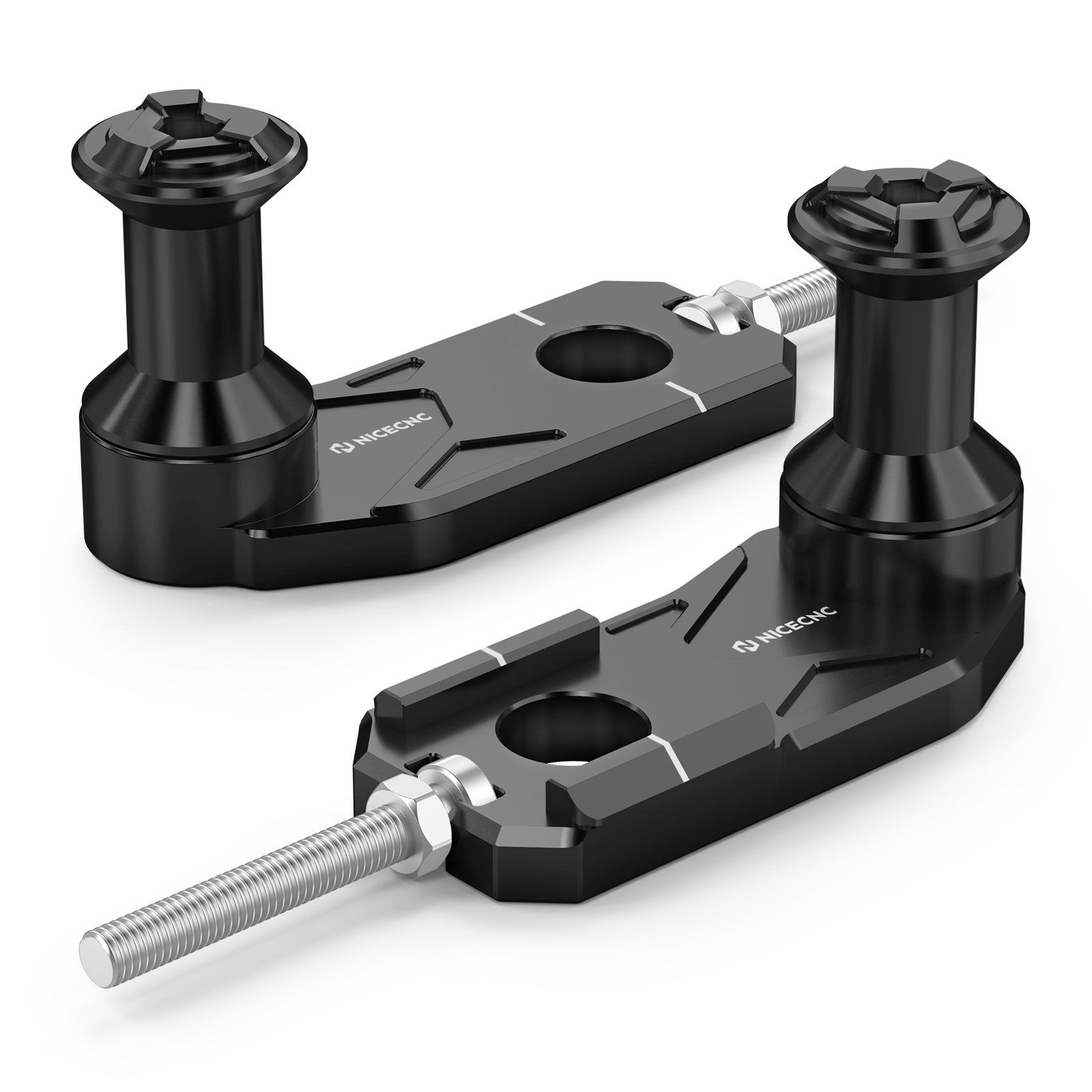 Rear Axle Blocks Chain Tensioner Adjuster w/Stand Hook For Honda CRF1100L Africa Twin