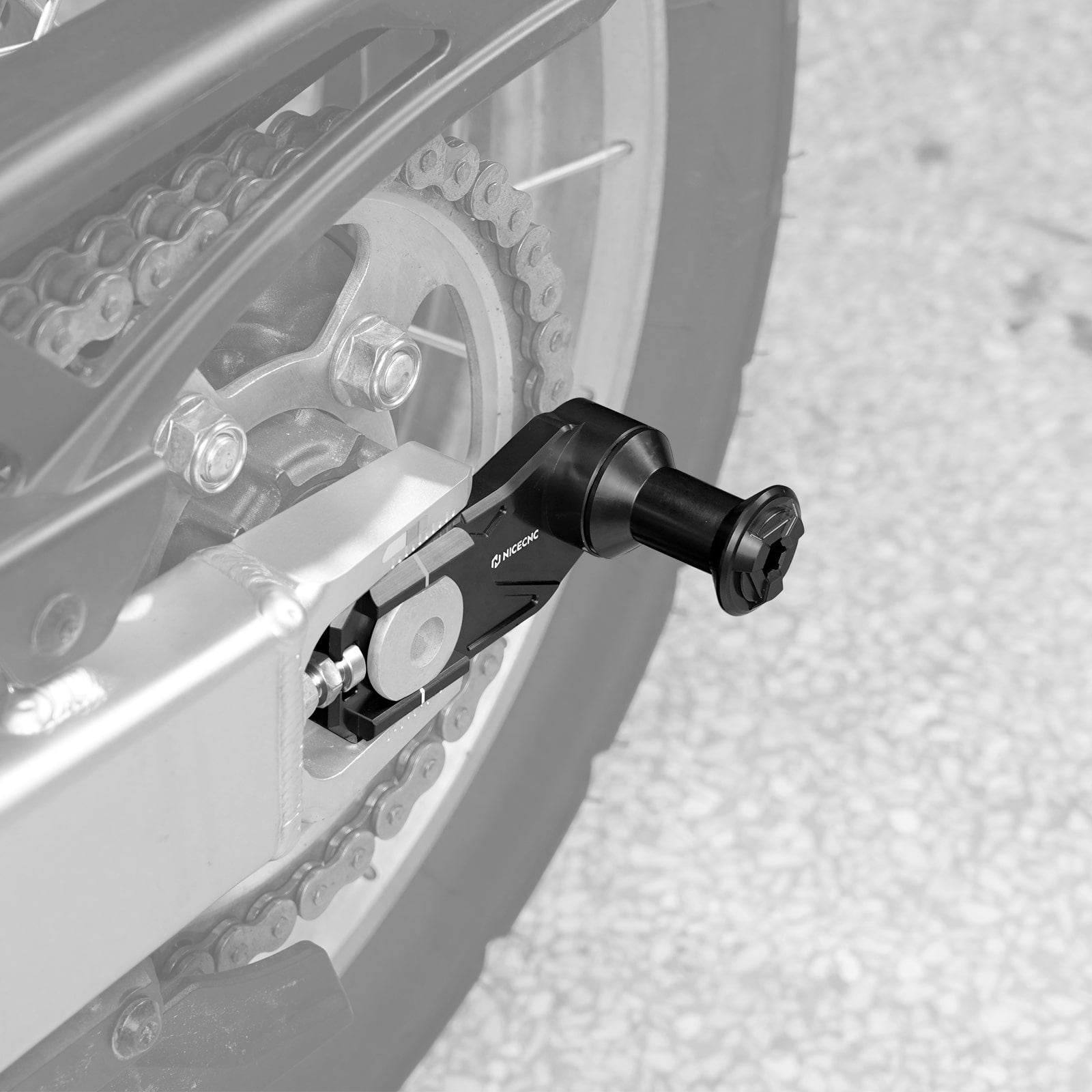 Rear Axle Blocks Chain Tensioner Adjuster w/Stand Hook For Honda CRF1100L Africa Twin